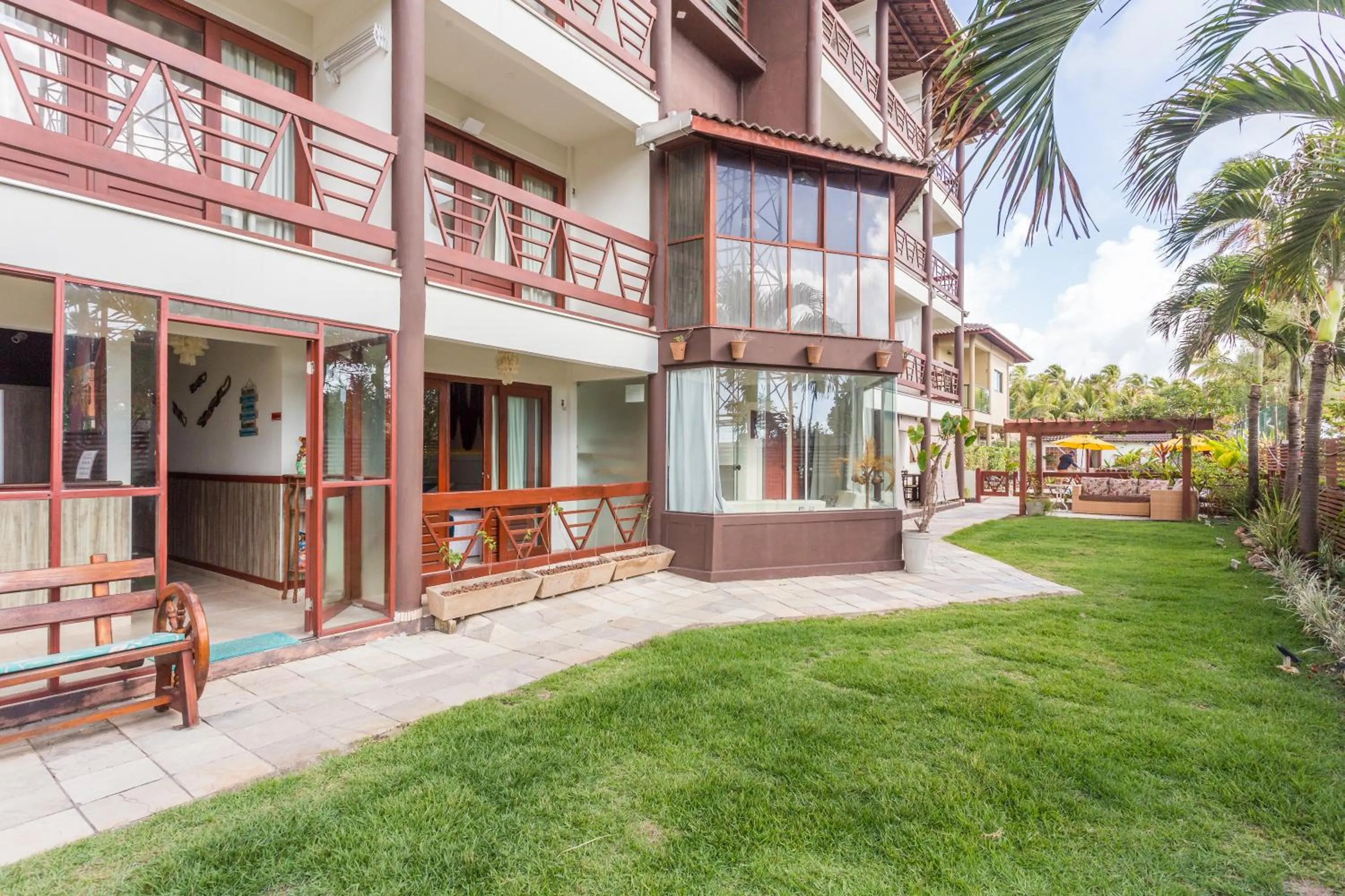 Garden in Pousada Iandê