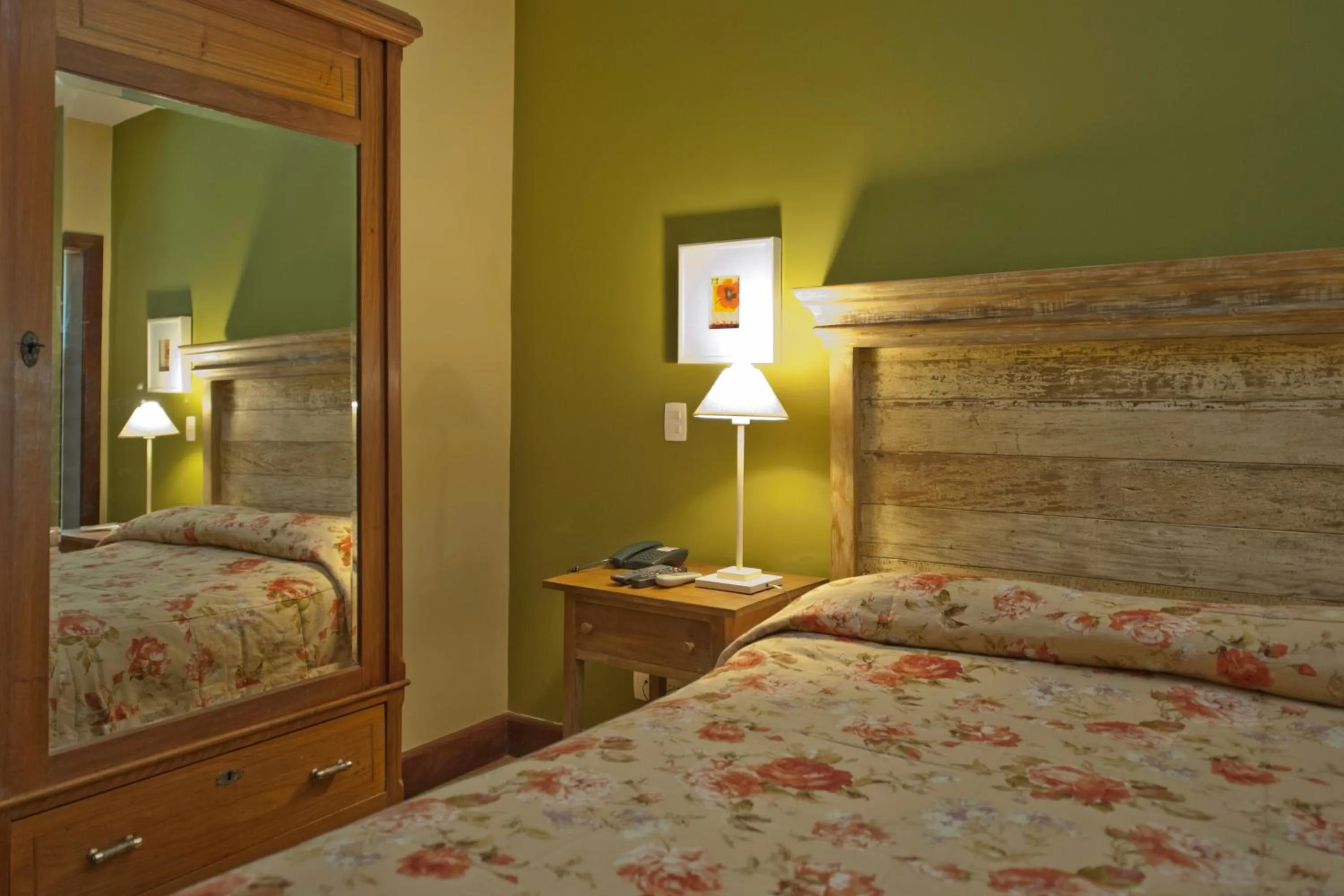 Bed in Pousada Les Roches