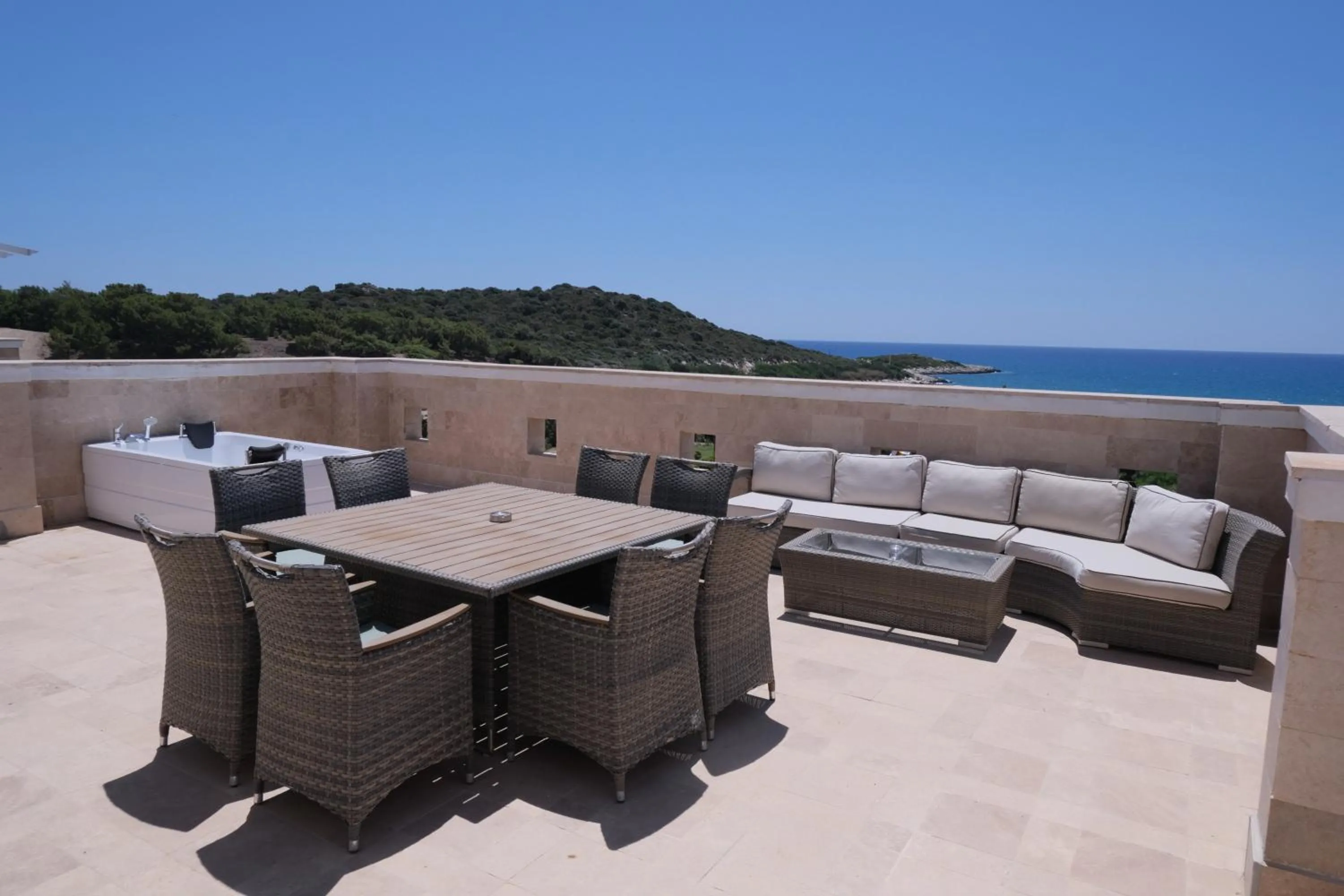 Balcony/Terrace in Andriake Beach Club Hotel - All Inclusive