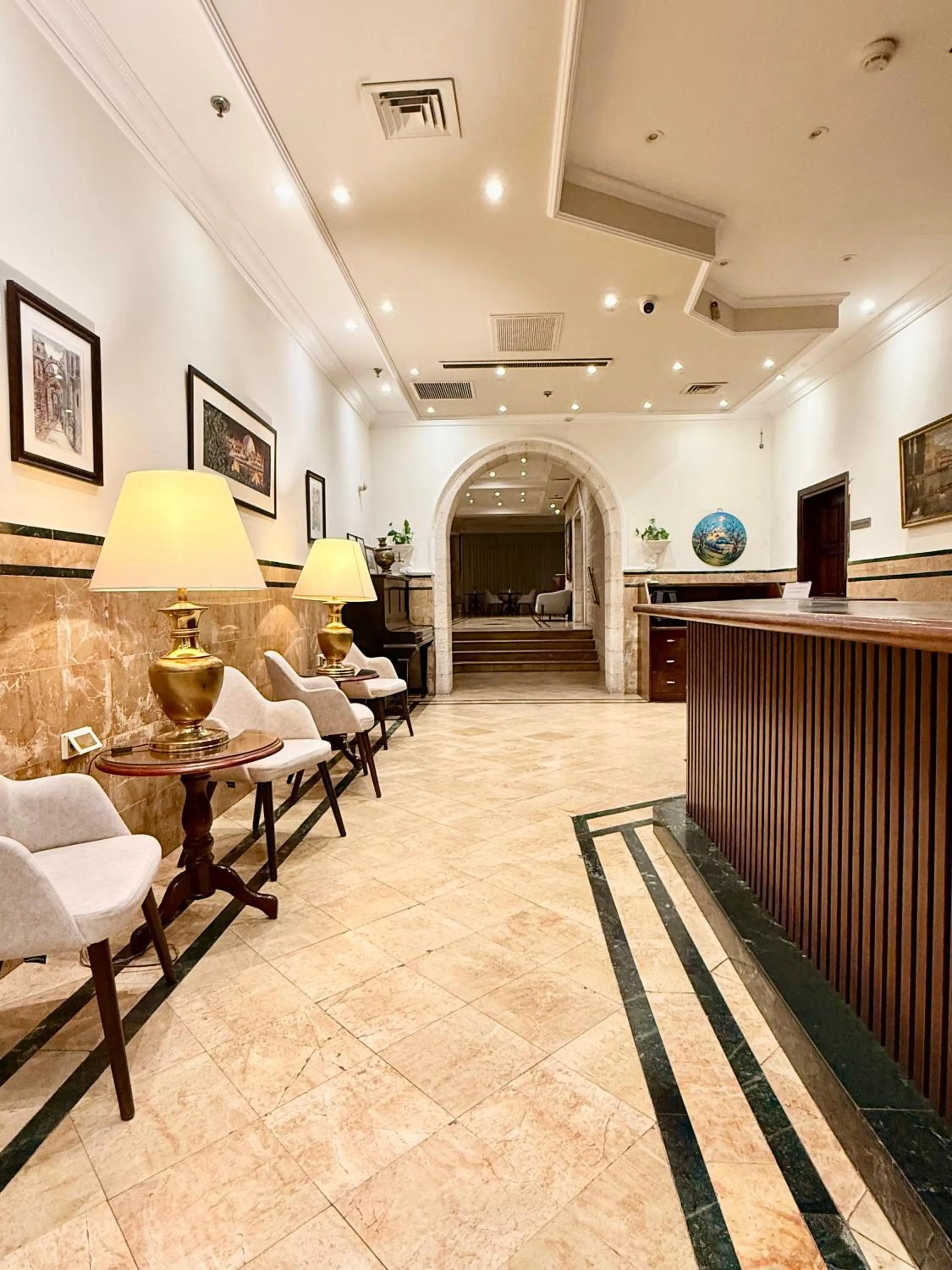 Lobby or reception in Christmas Hotel - Jerusalem