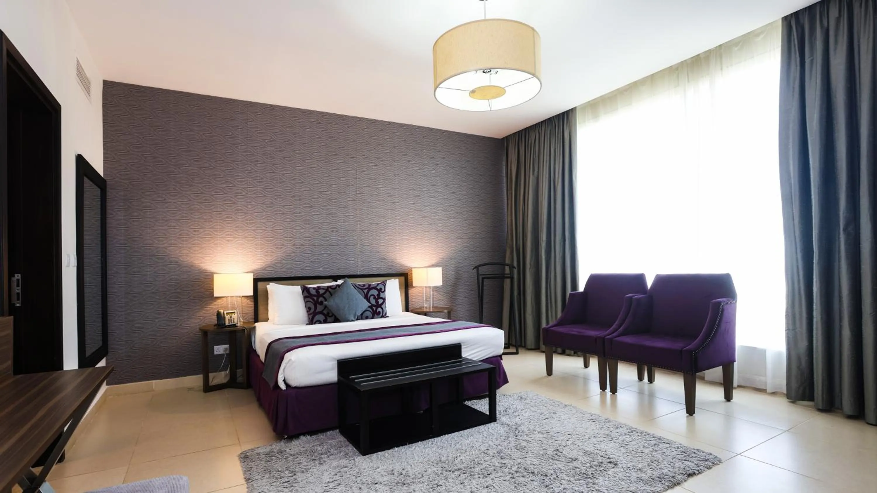 Bedroom, Bed in Nassima Tower Hotel Apartments