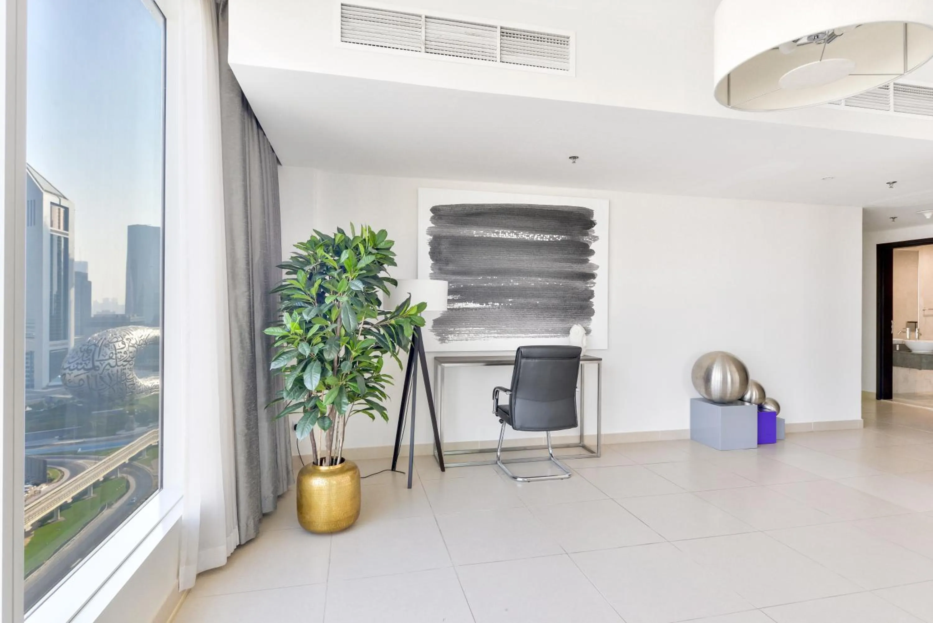 Seating area in Nassima Tower Hotel Apartments