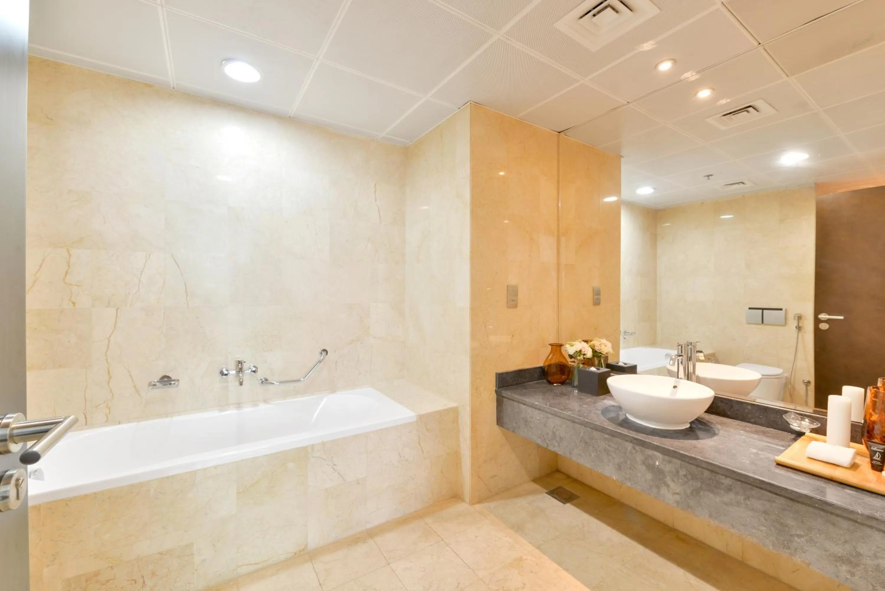 Bathroom in Nassima Tower Hotel Apartments