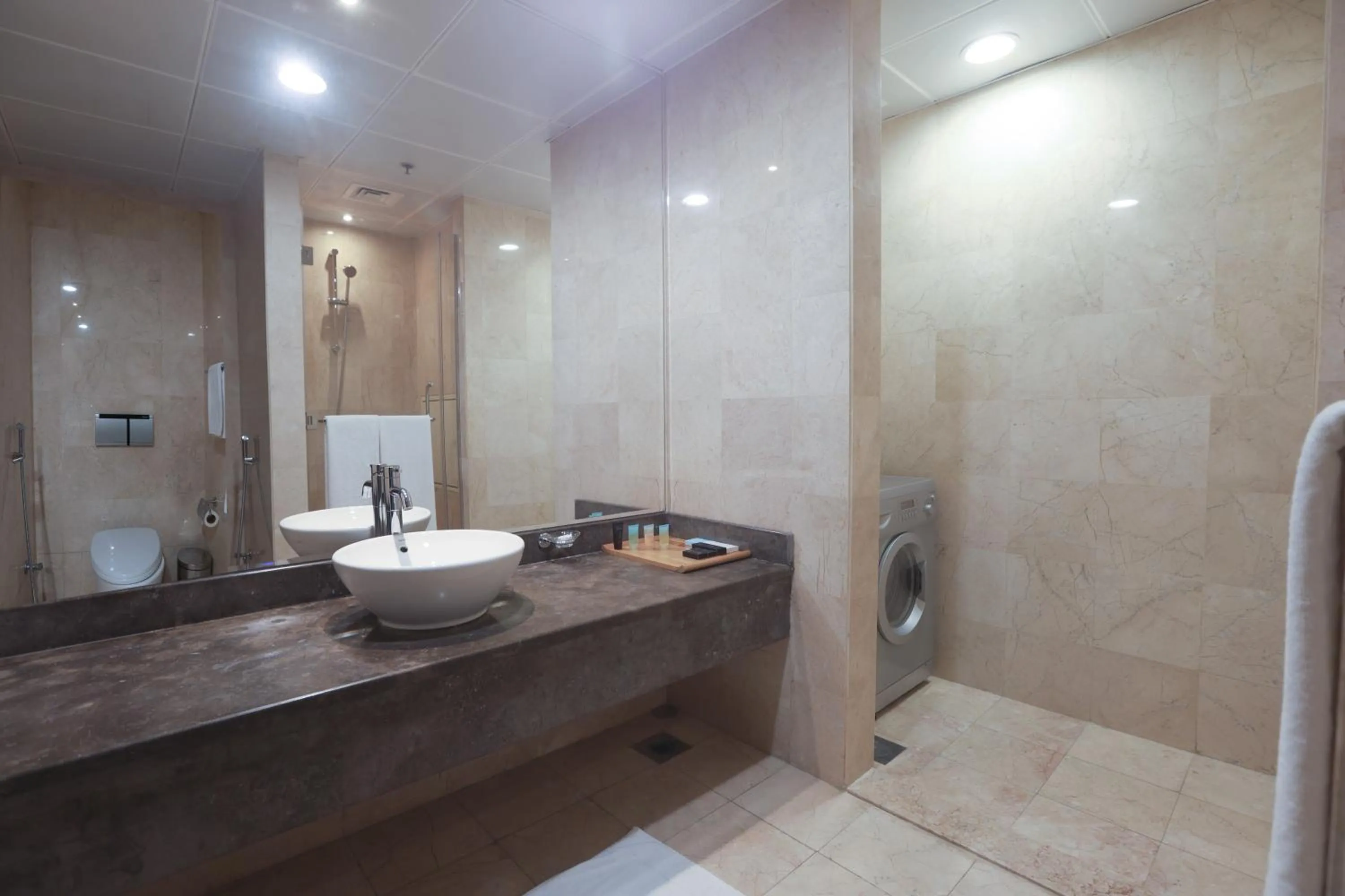 Toilet in Nassima Tower Hotel Apartments