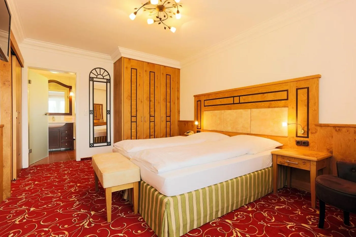 Bedroom, Bed in Sattelbogener Hof