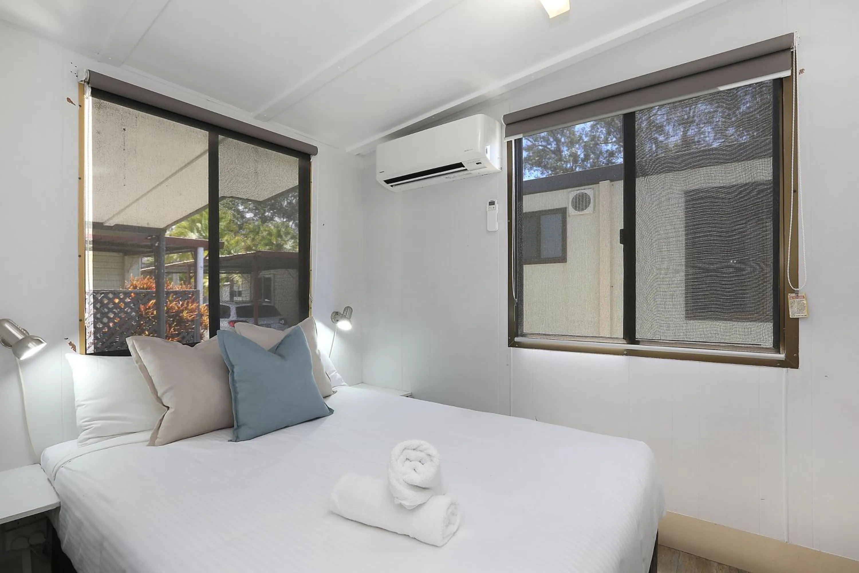 Bedroom, Bed in Reflections Coffs Harbour - Holiday Park