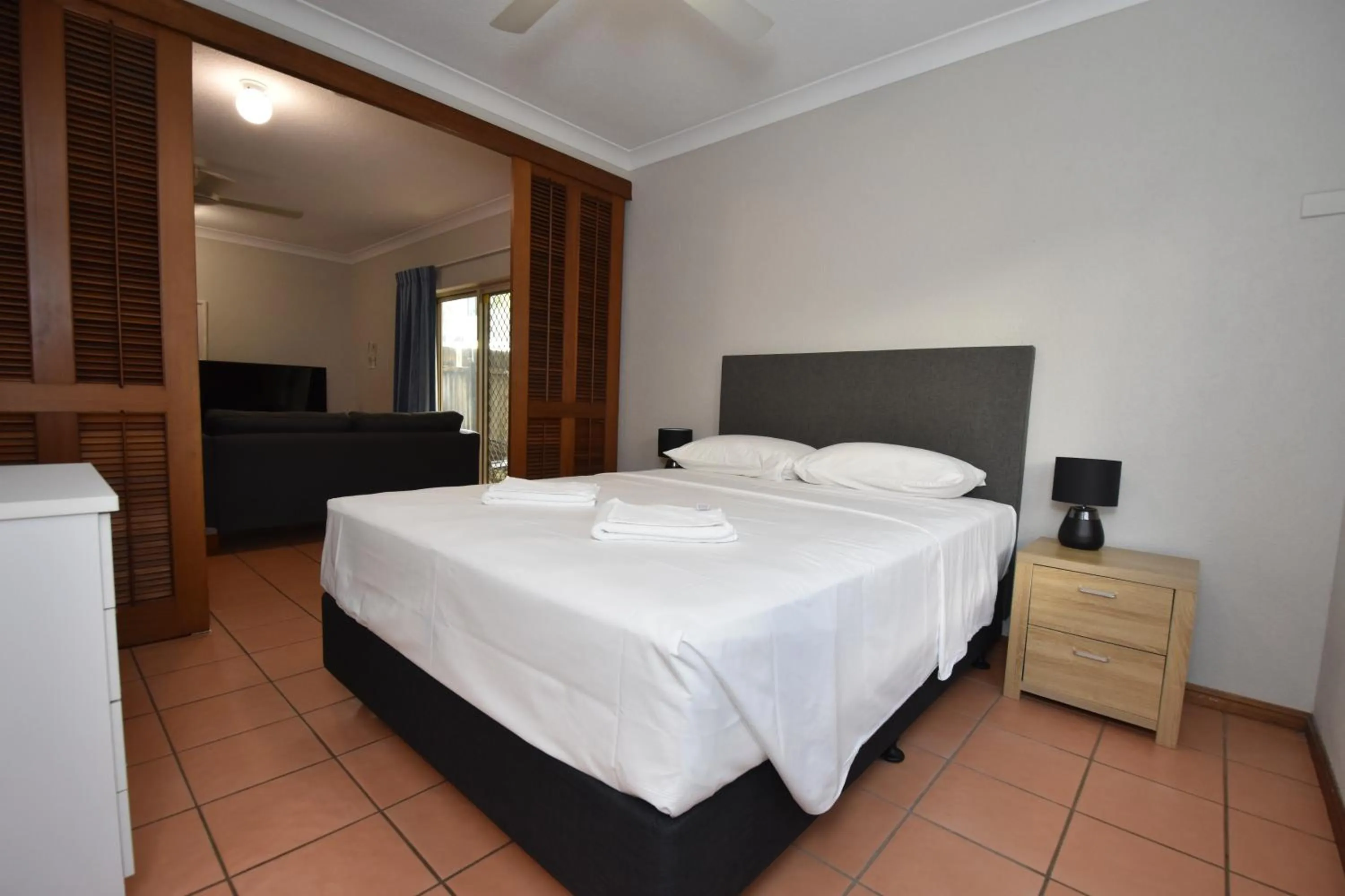 Bed in Royal Palm Villas