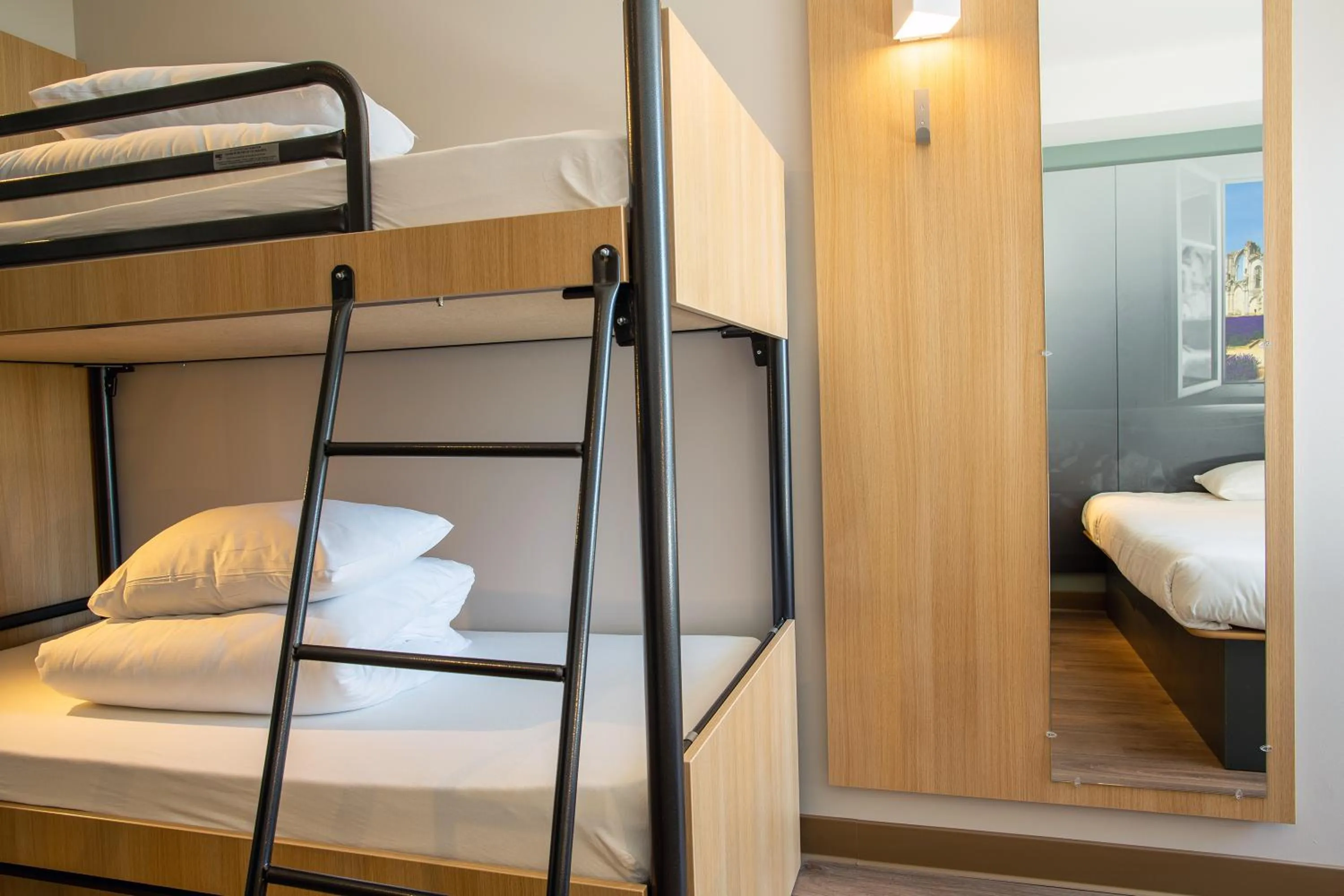 Bedroom, Bed in B&B HOTEL Les Herbiers