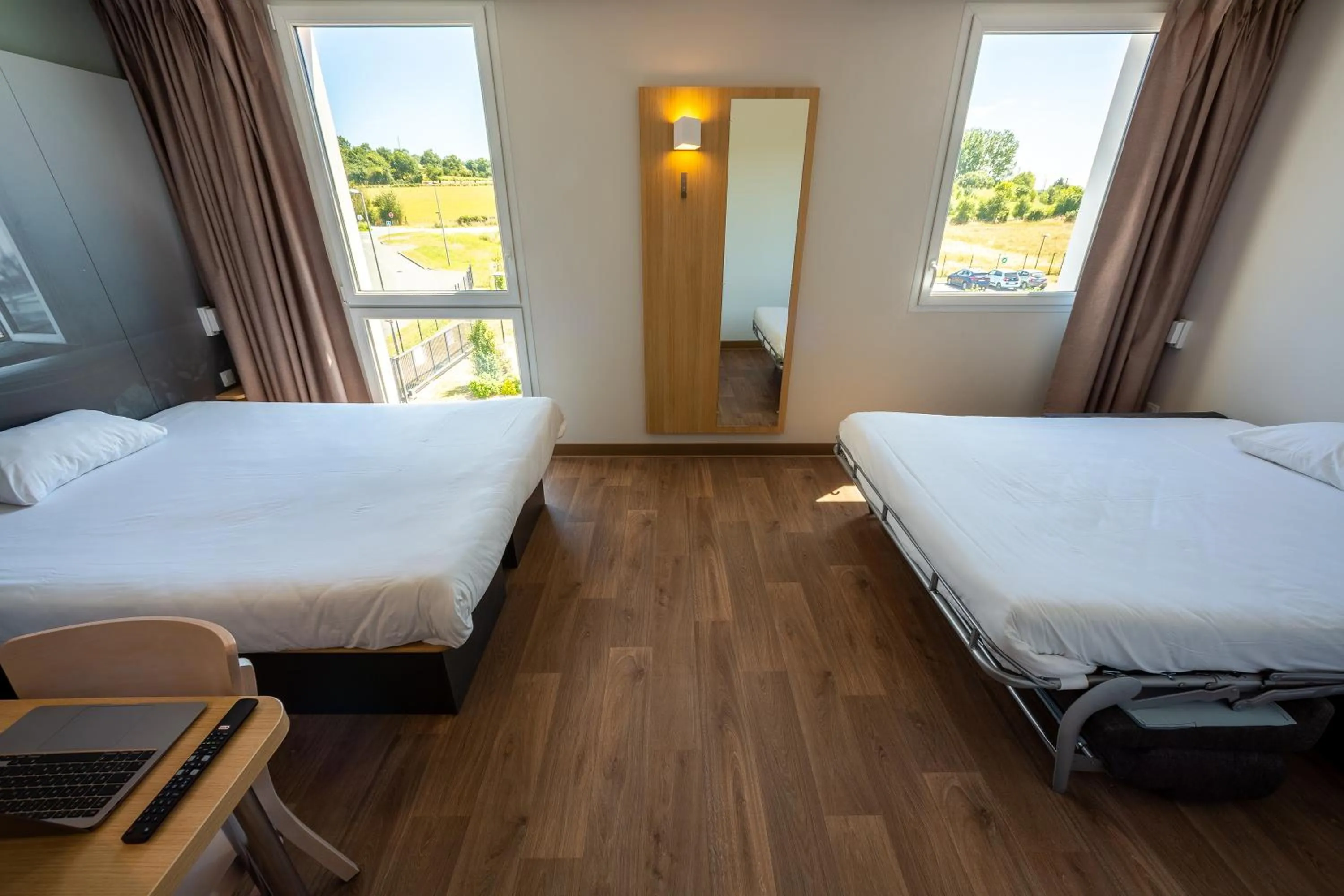 Bedroom, Bed in B&B HOTEL Les Herbiers