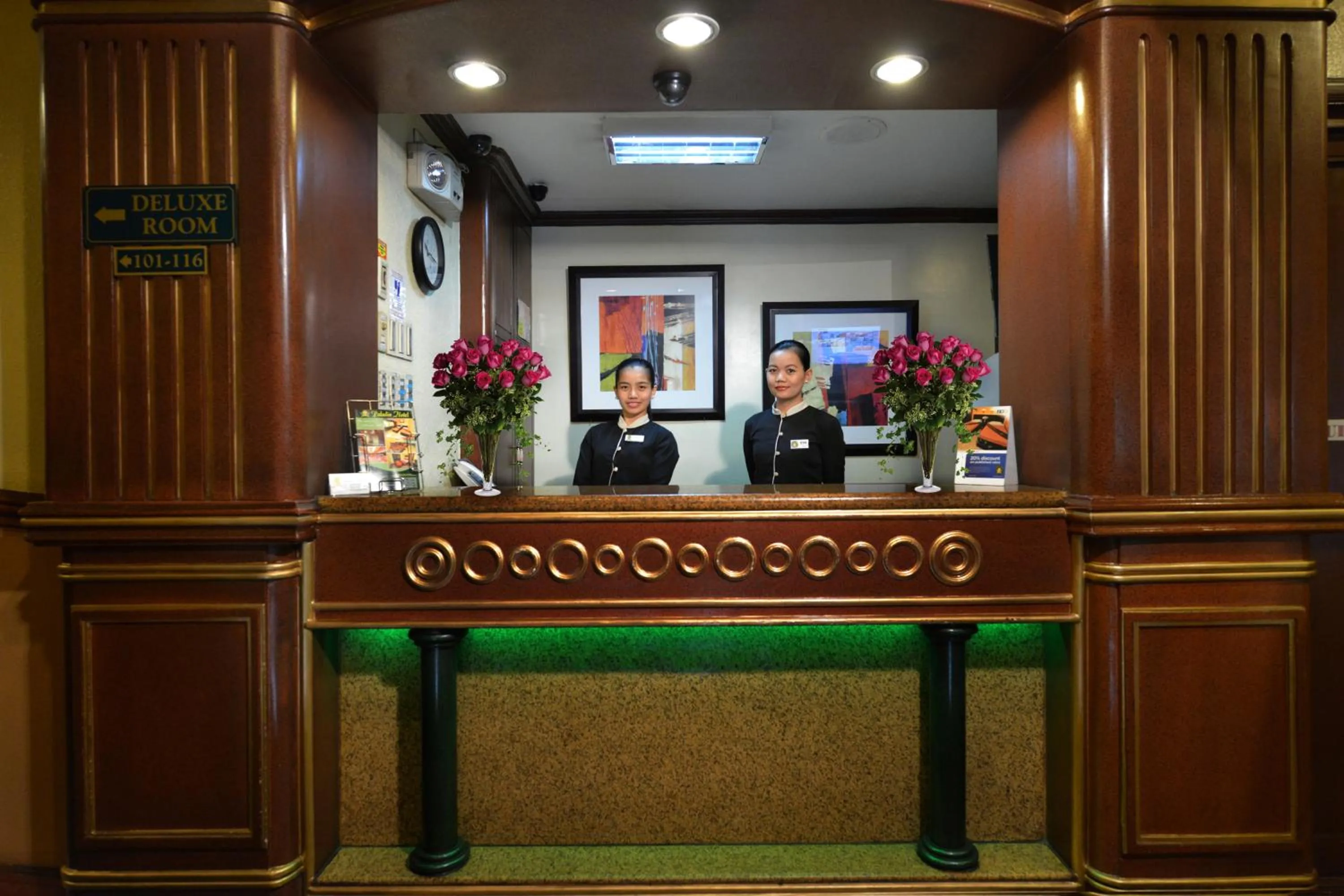 Lobby or reception in Paladin Hotel