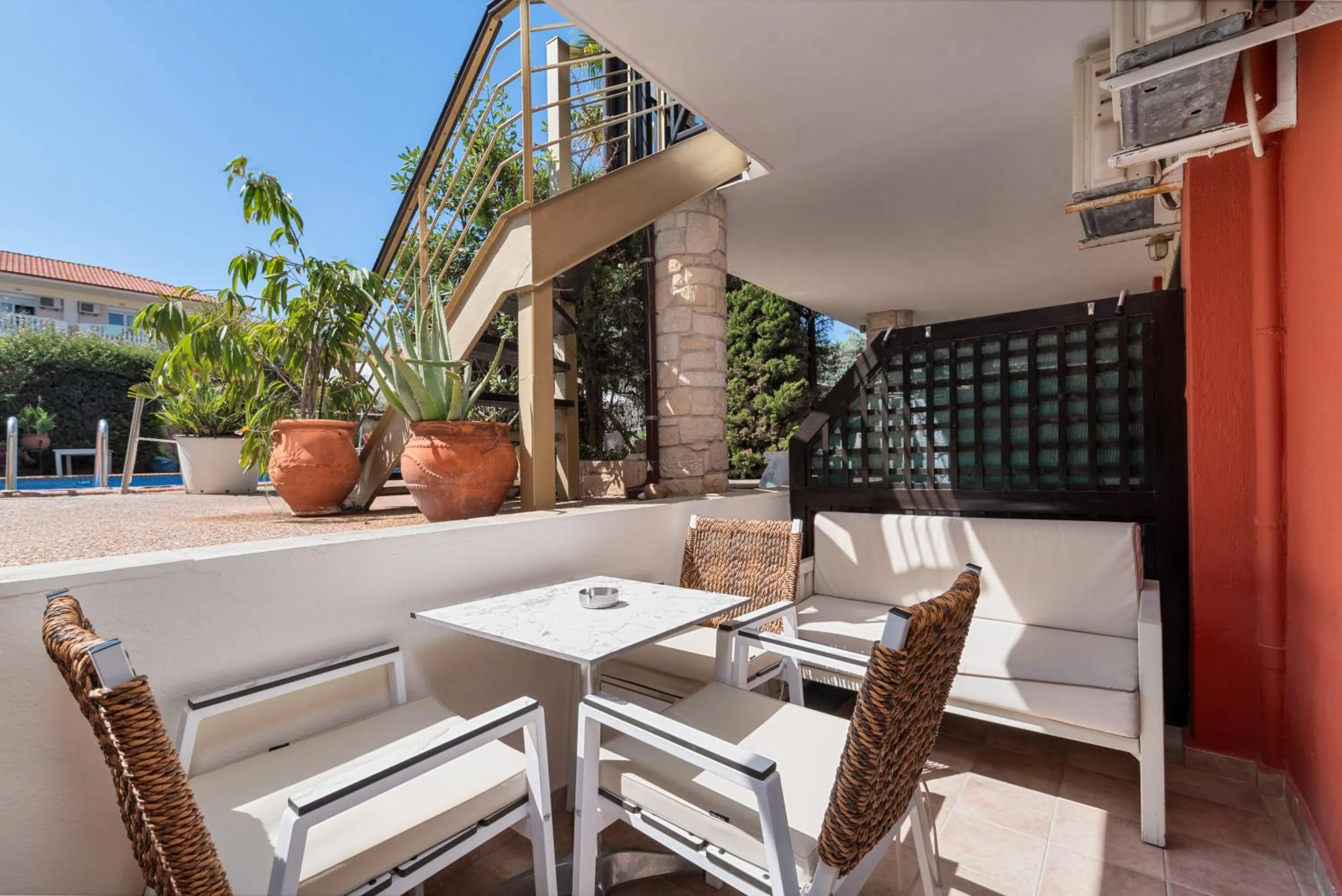 Balcony/Terrace in Hotel Aeollos