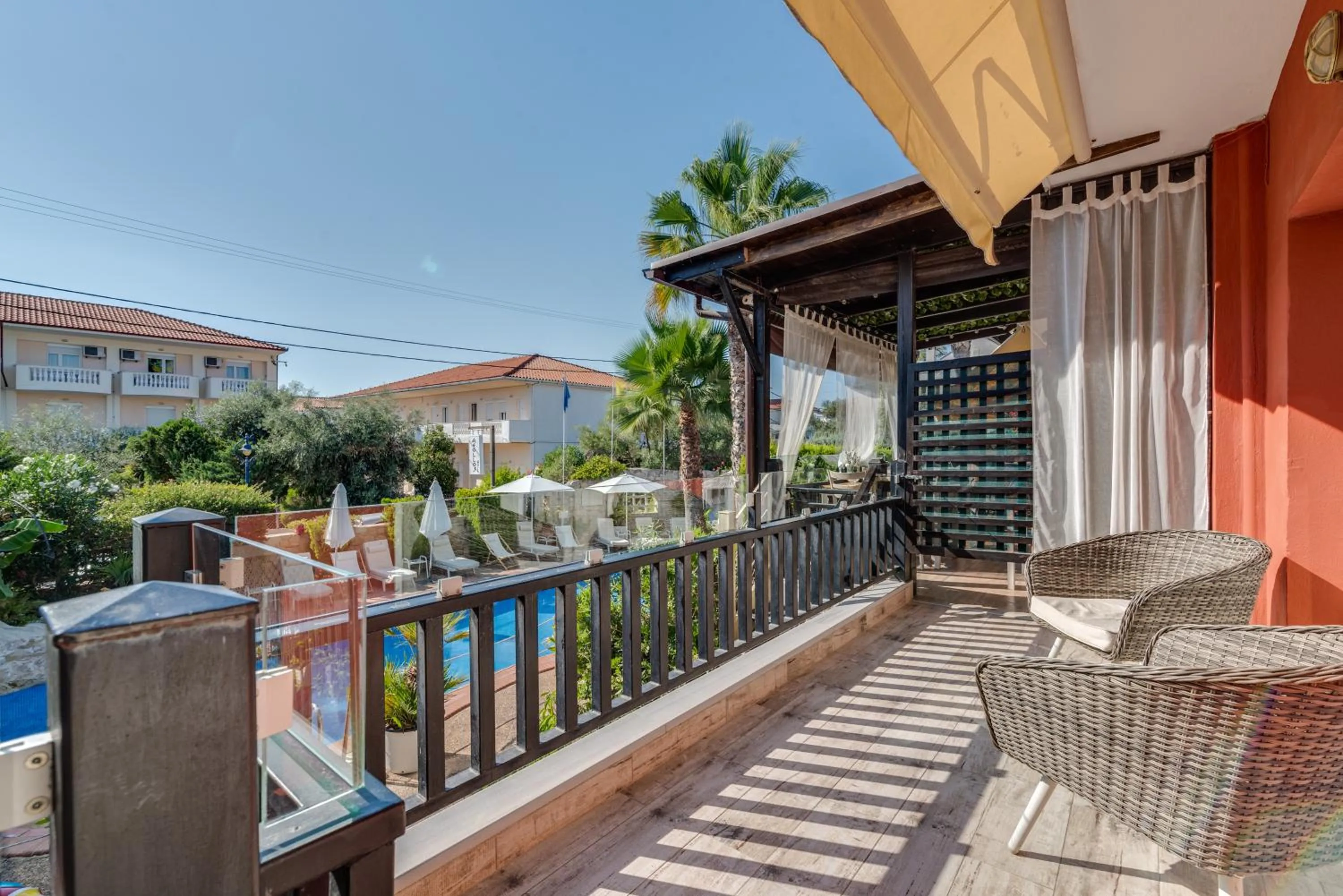 Balcony/Terrace in Hotel Aeollos