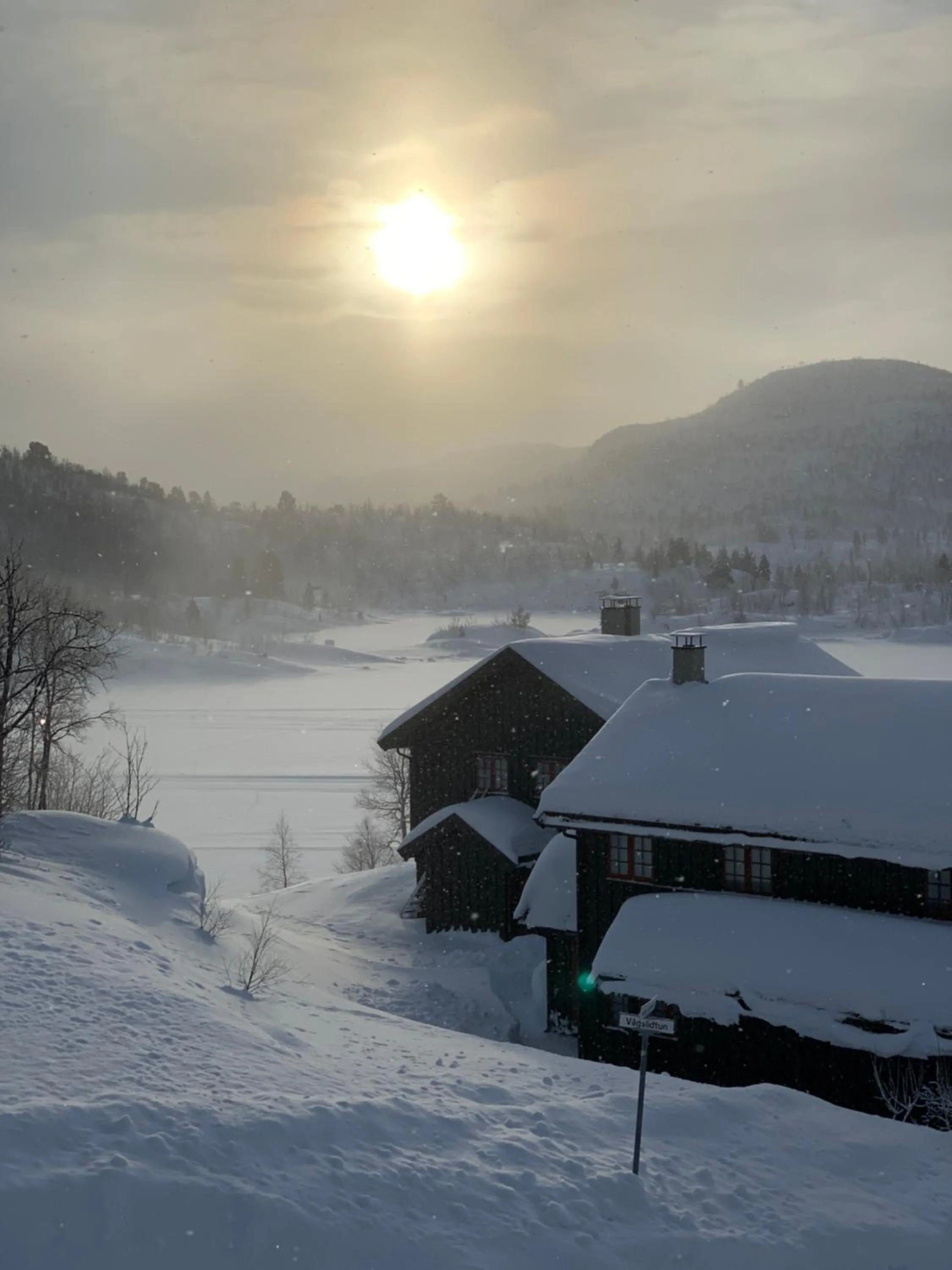 Winter in Vågslidtun Hotel