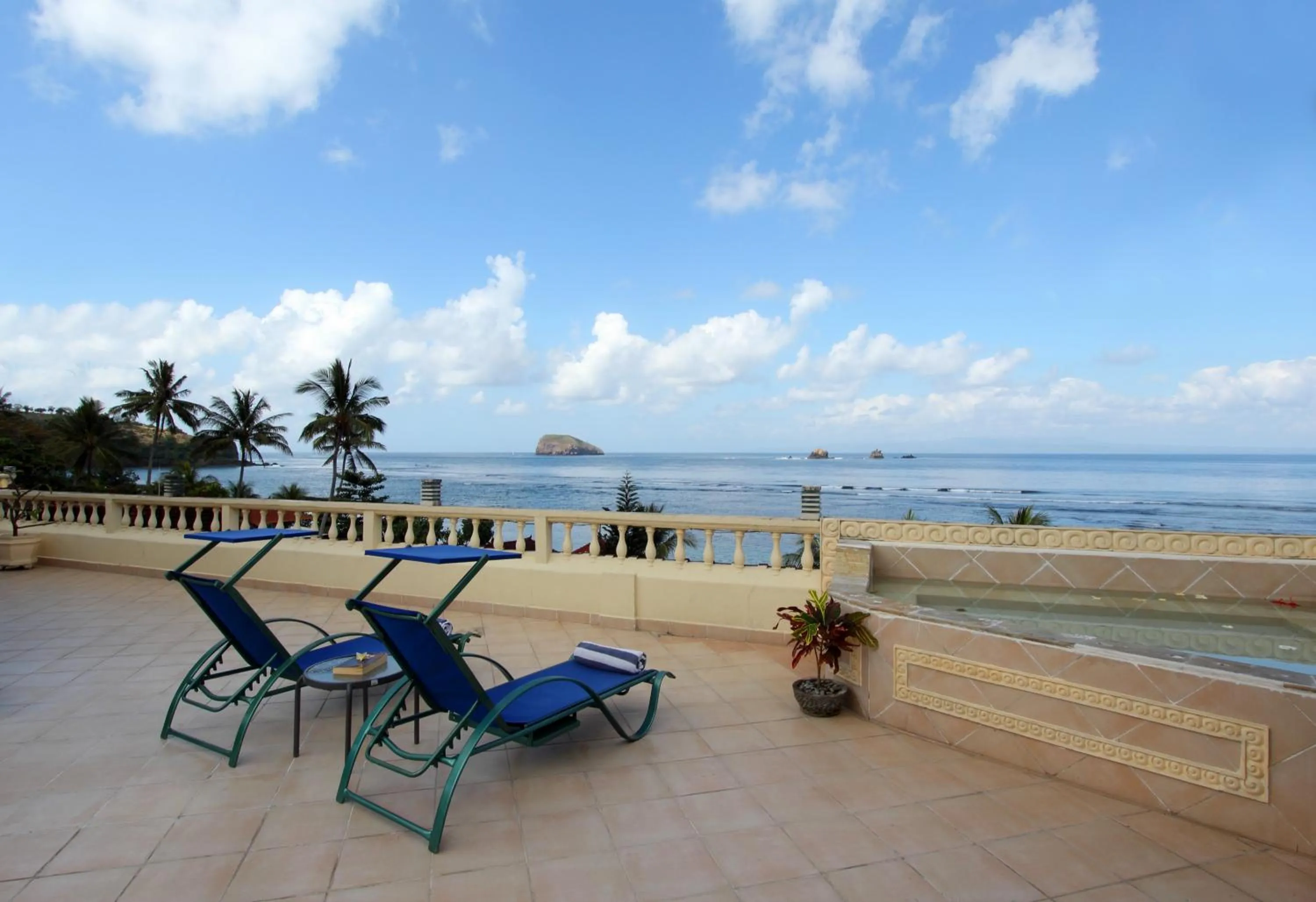 Bird's eye view in Bali Seascape Beach Club