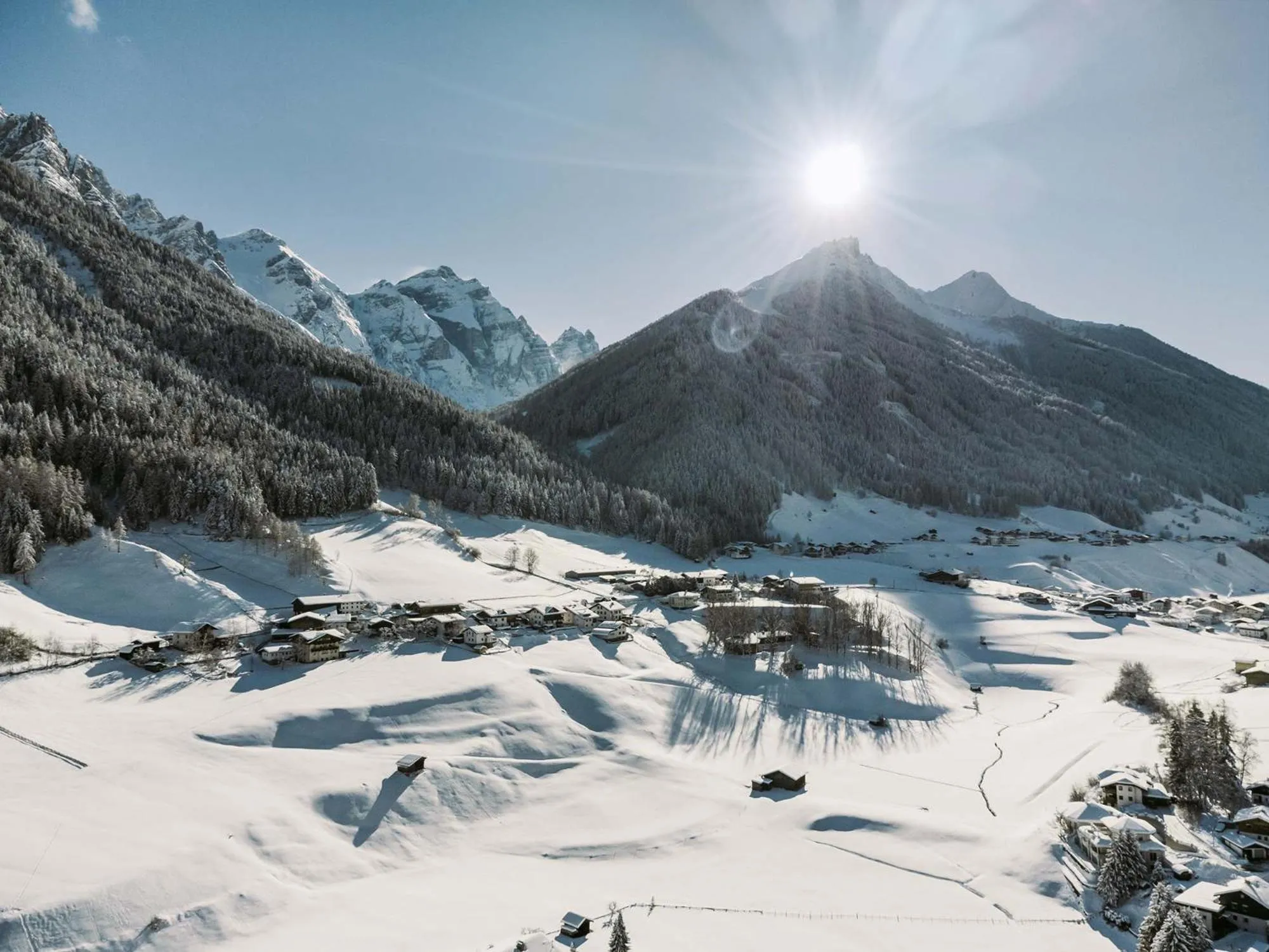 Natural landscape in Hotel Burgstall