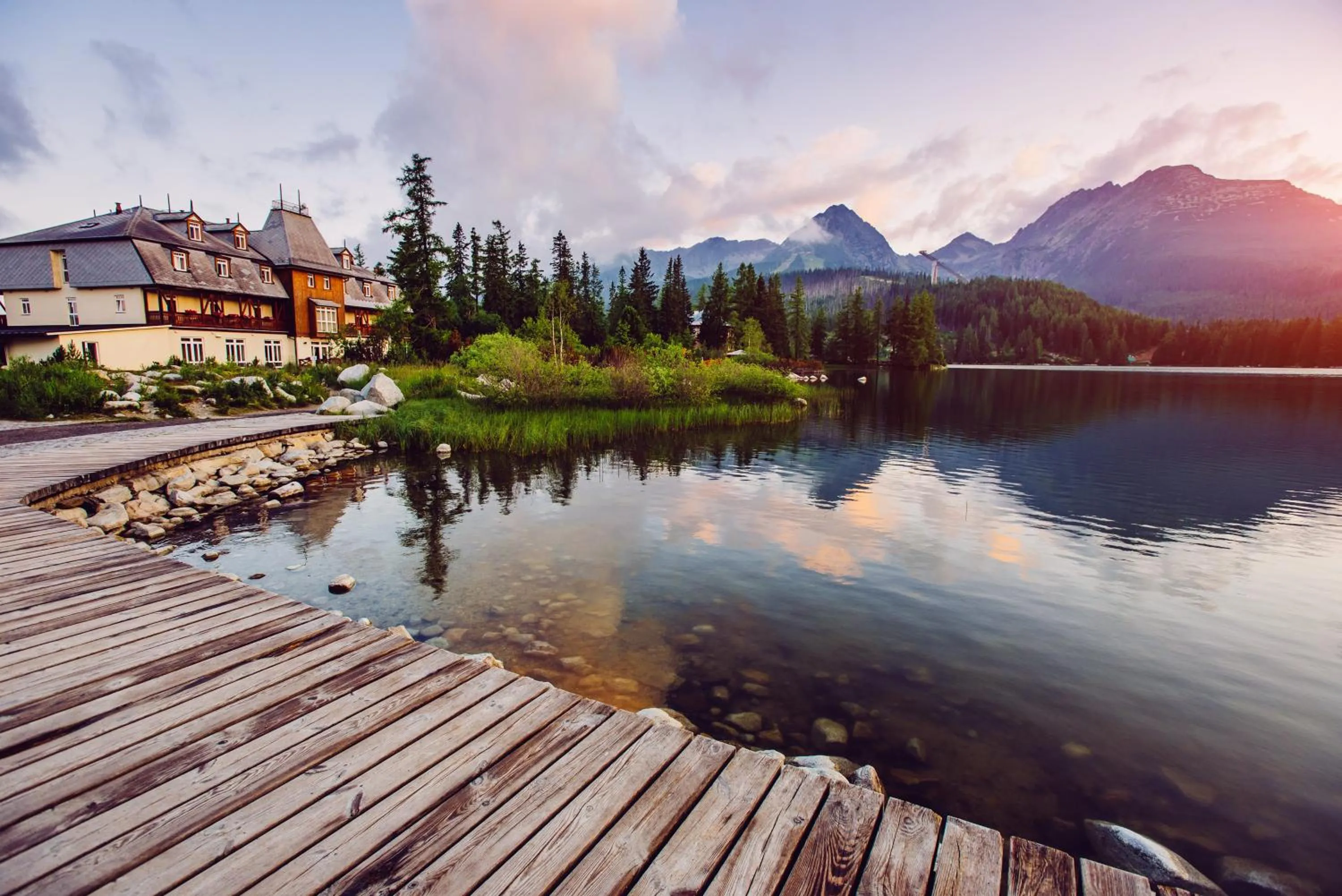 Property building in Hotel Solisko