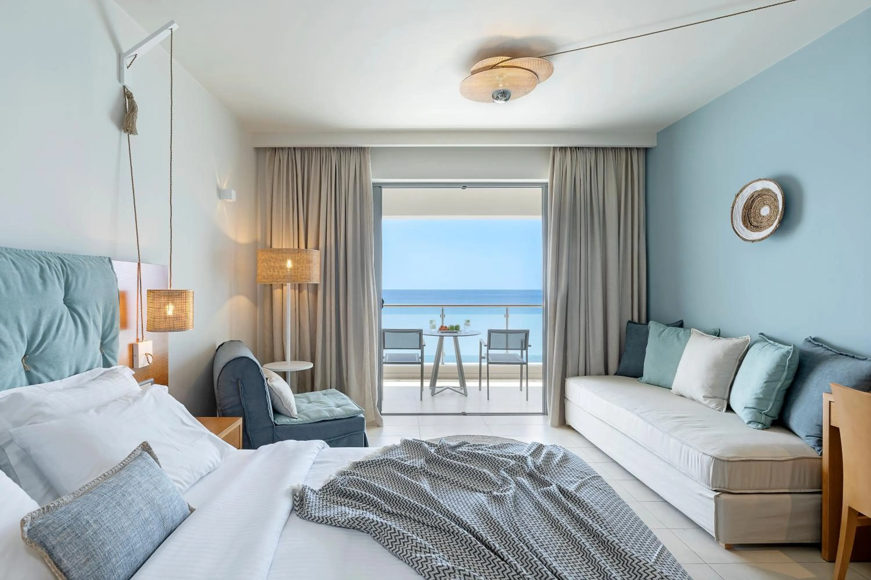 Sea view, Bed in Anastasia Hotel & Suites Mediterranean Comfort