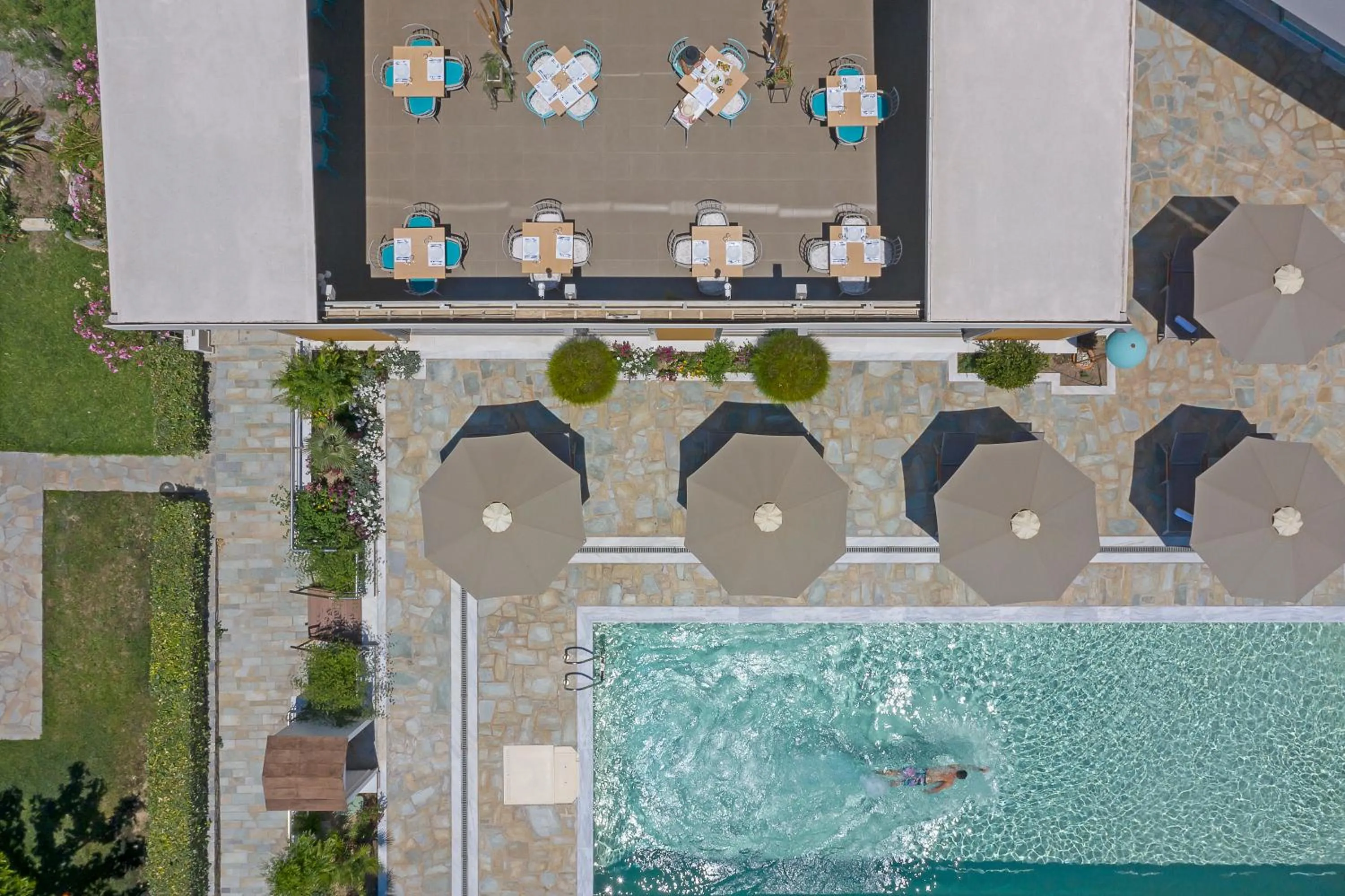 Swimming pool in Anastasia Hotel & Suites Mediterranean Comfort