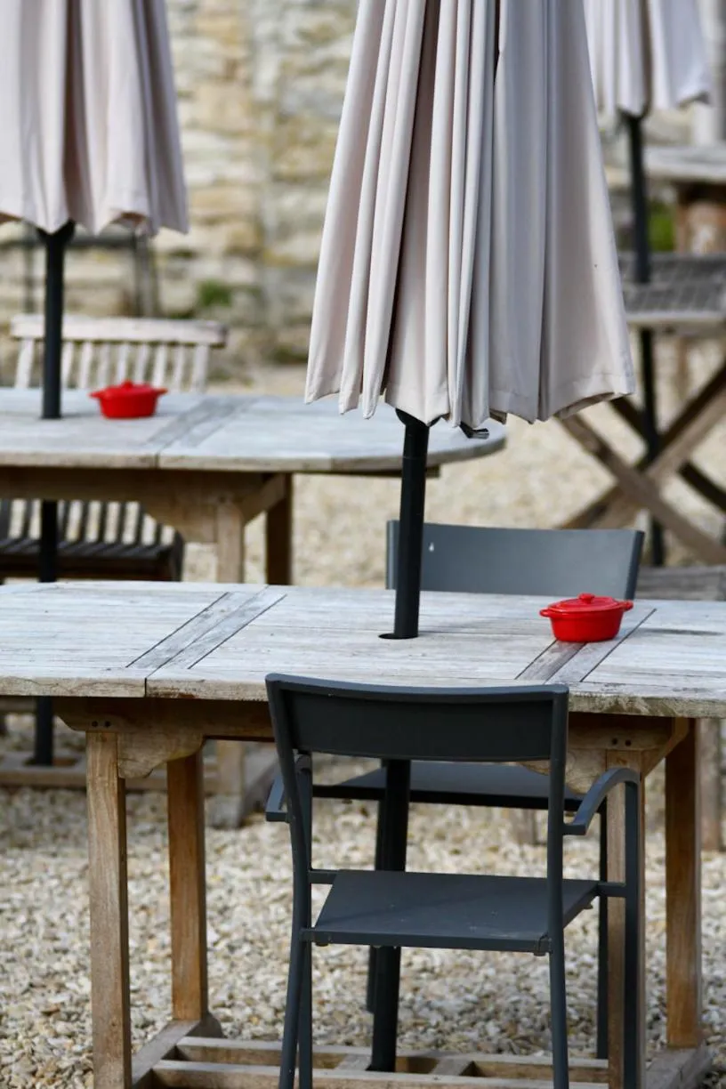 Balcony/Terrace in Logis La Source Bleue