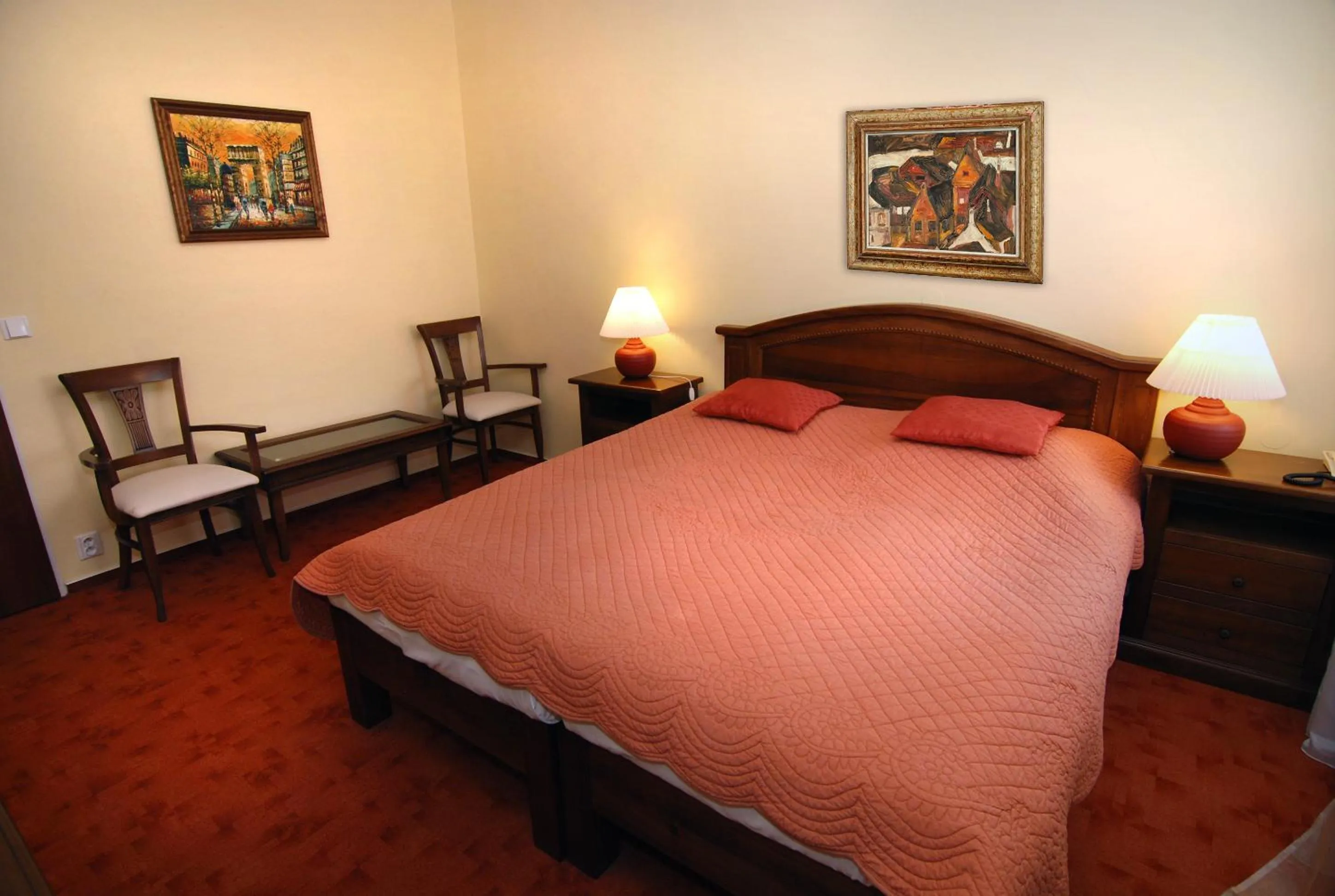 Bed in Hotel Bila Ruze