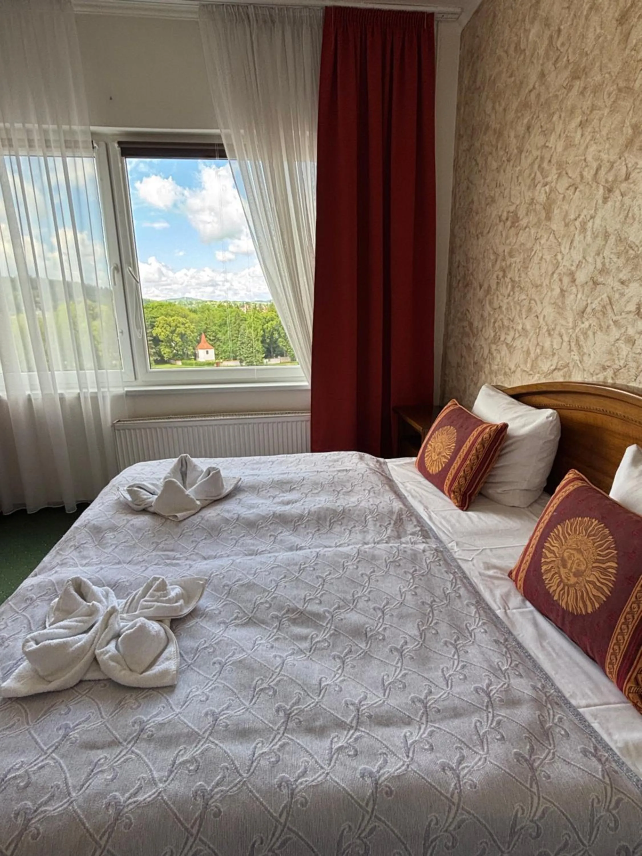 Bed in Hotel Bila Ruze