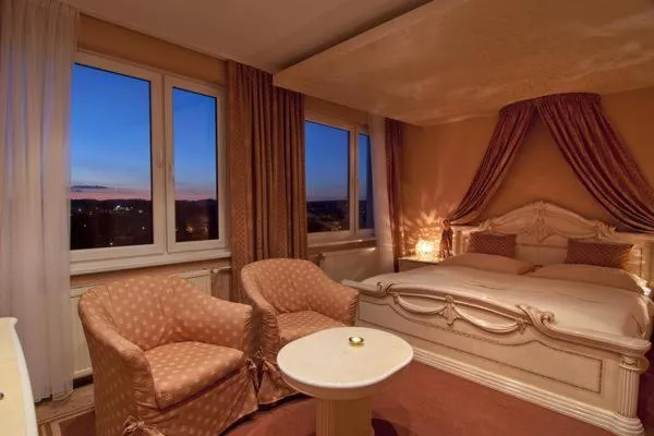 Bed in Hotel Bila Ruze