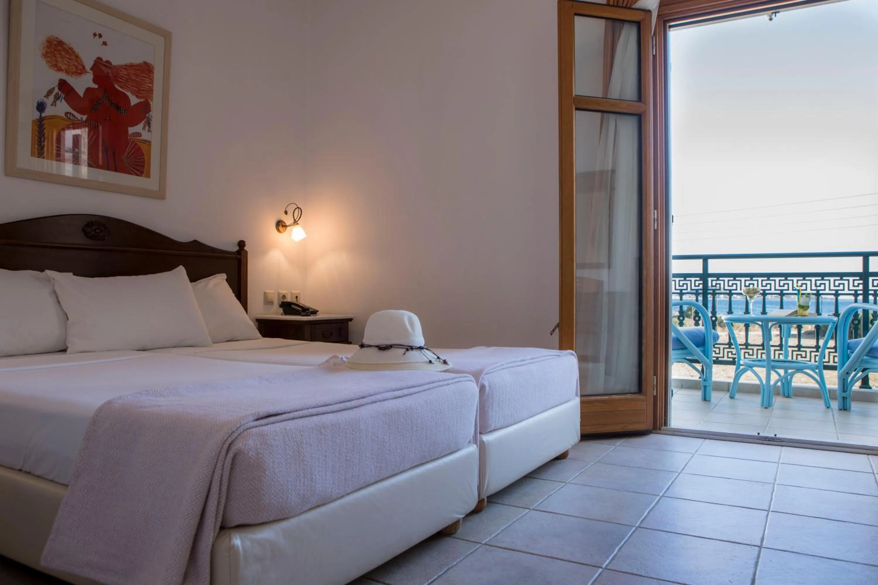 Sea view, Bed in Plaza Beach Hotel