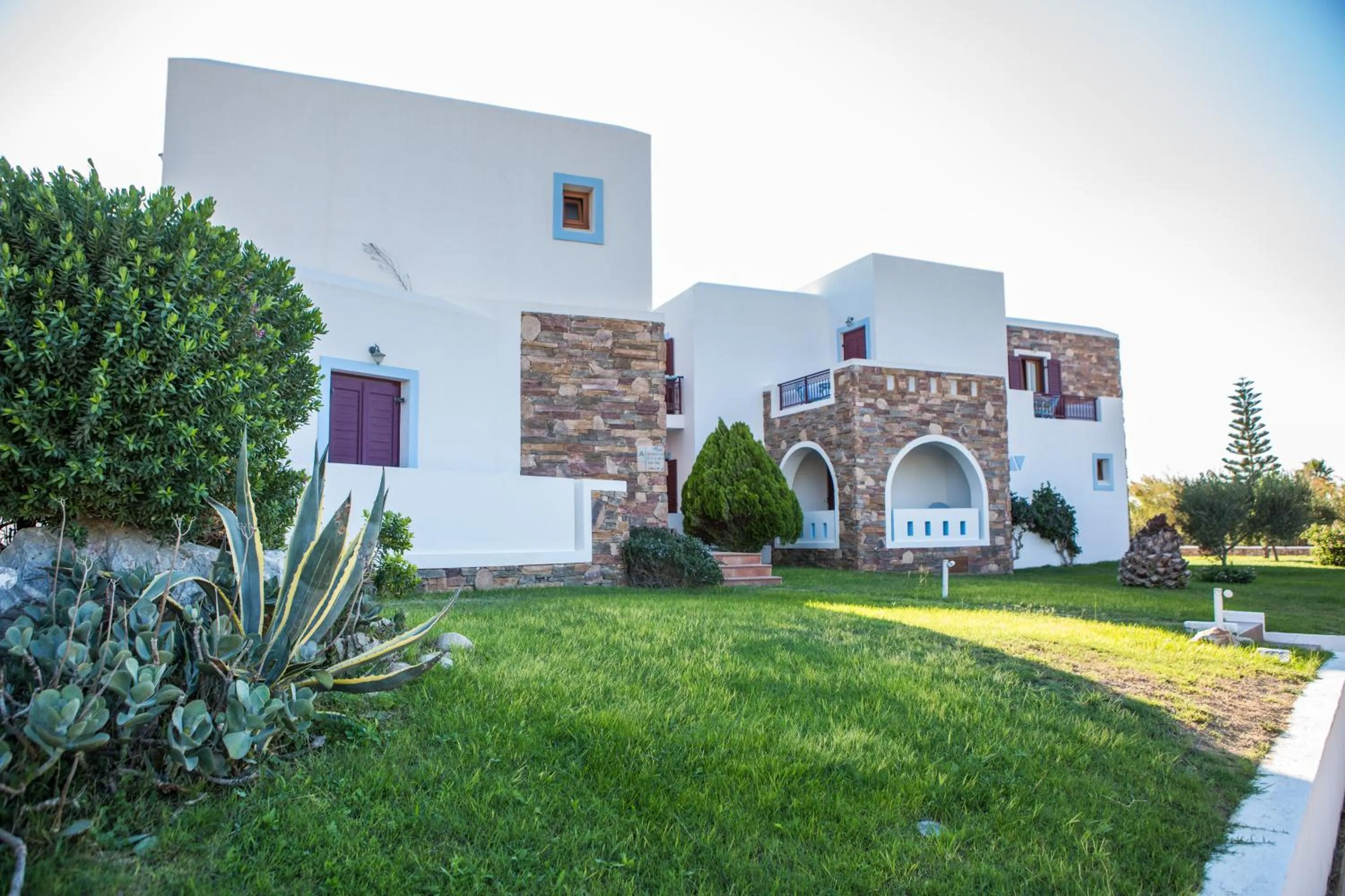 Garden view in Plaza Beach Hotel