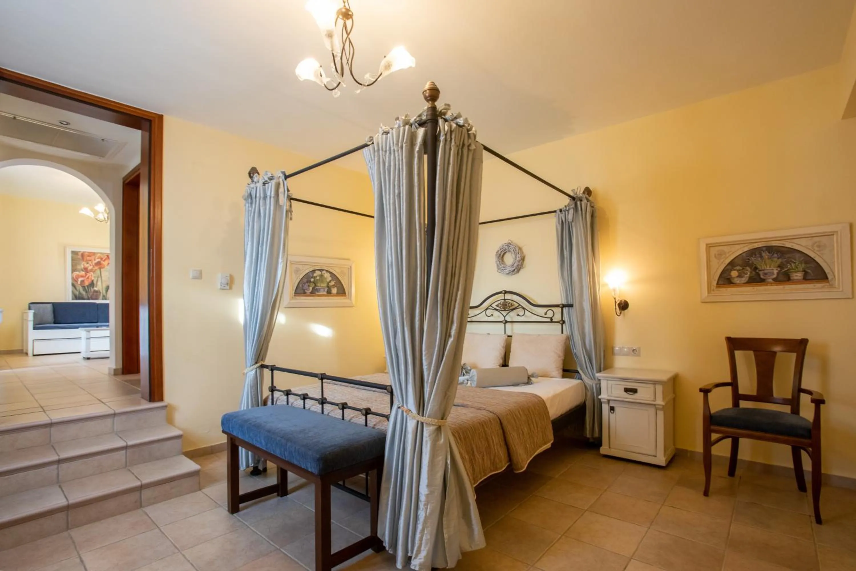 Bed in Plaza Beach Hotel