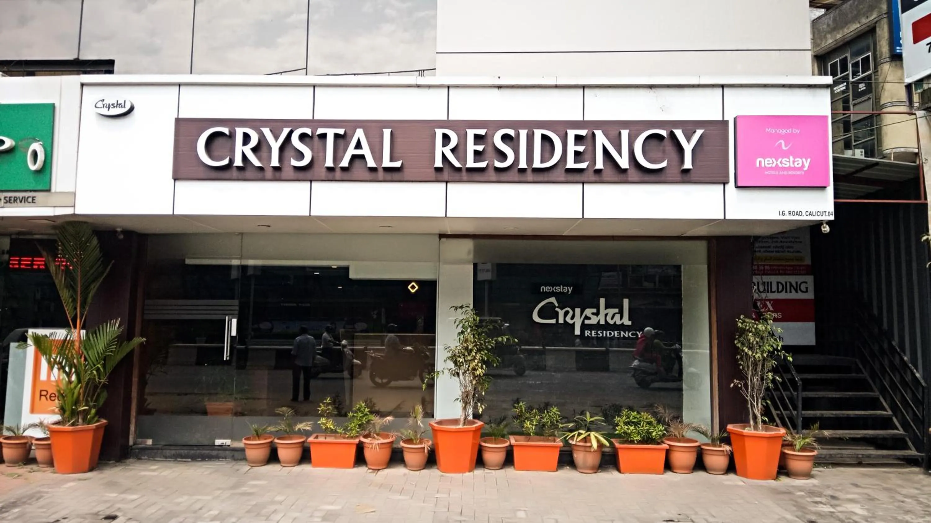 Facade/entrance in Nexstay Crystal Residency