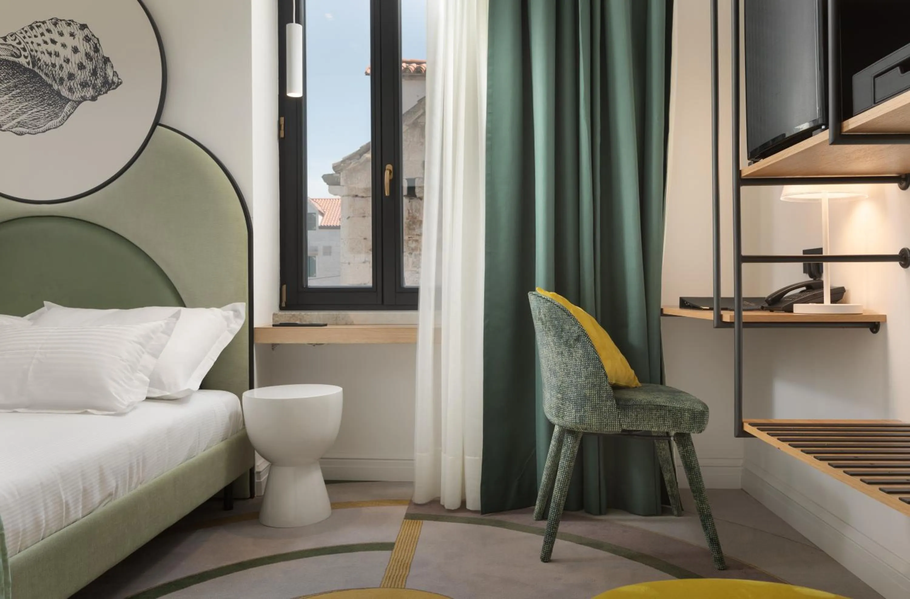 Seating area, Bed in Heritage Hotel Porin Makarska