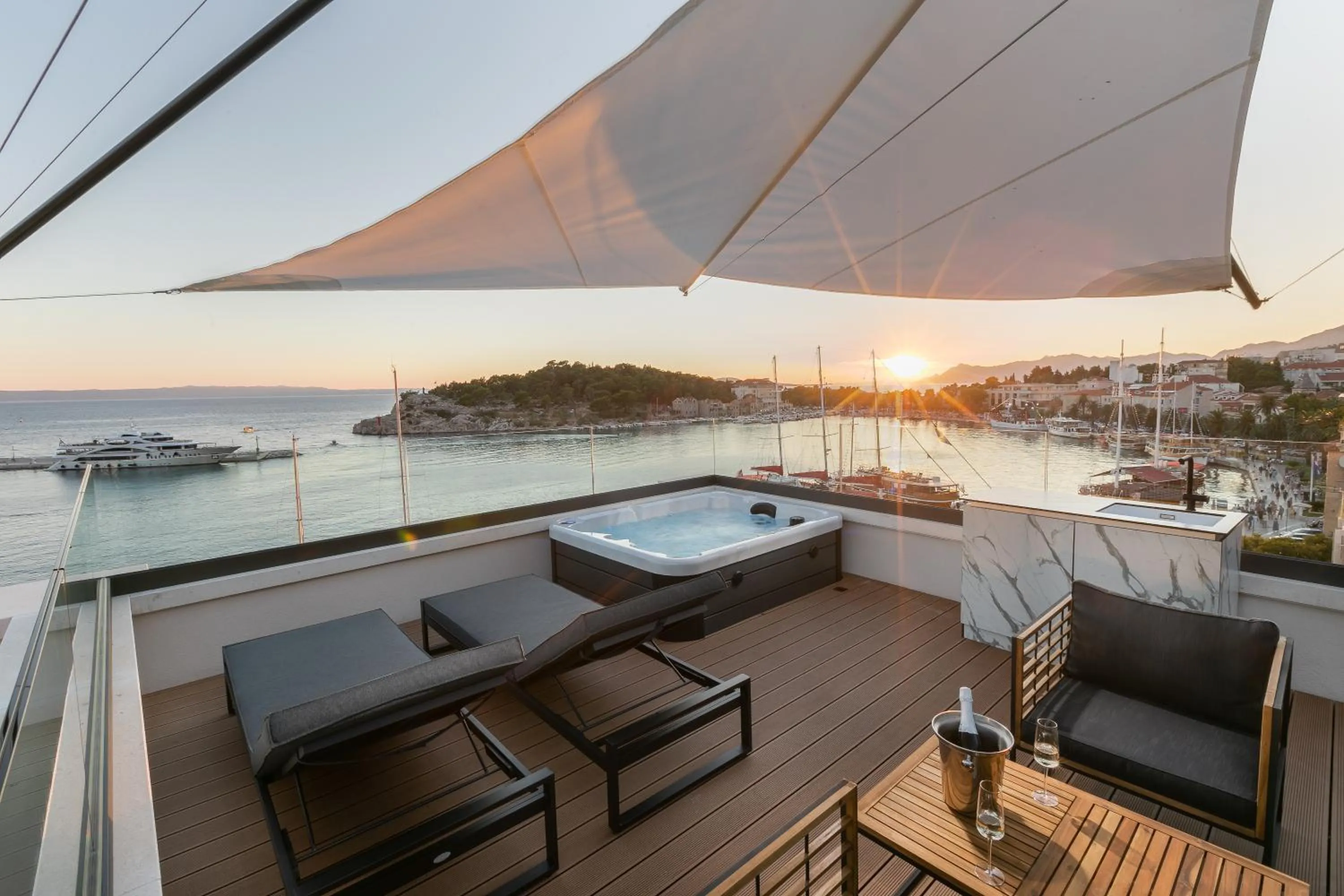 View (from property/room) in Heritage Hotel Porin Makarska