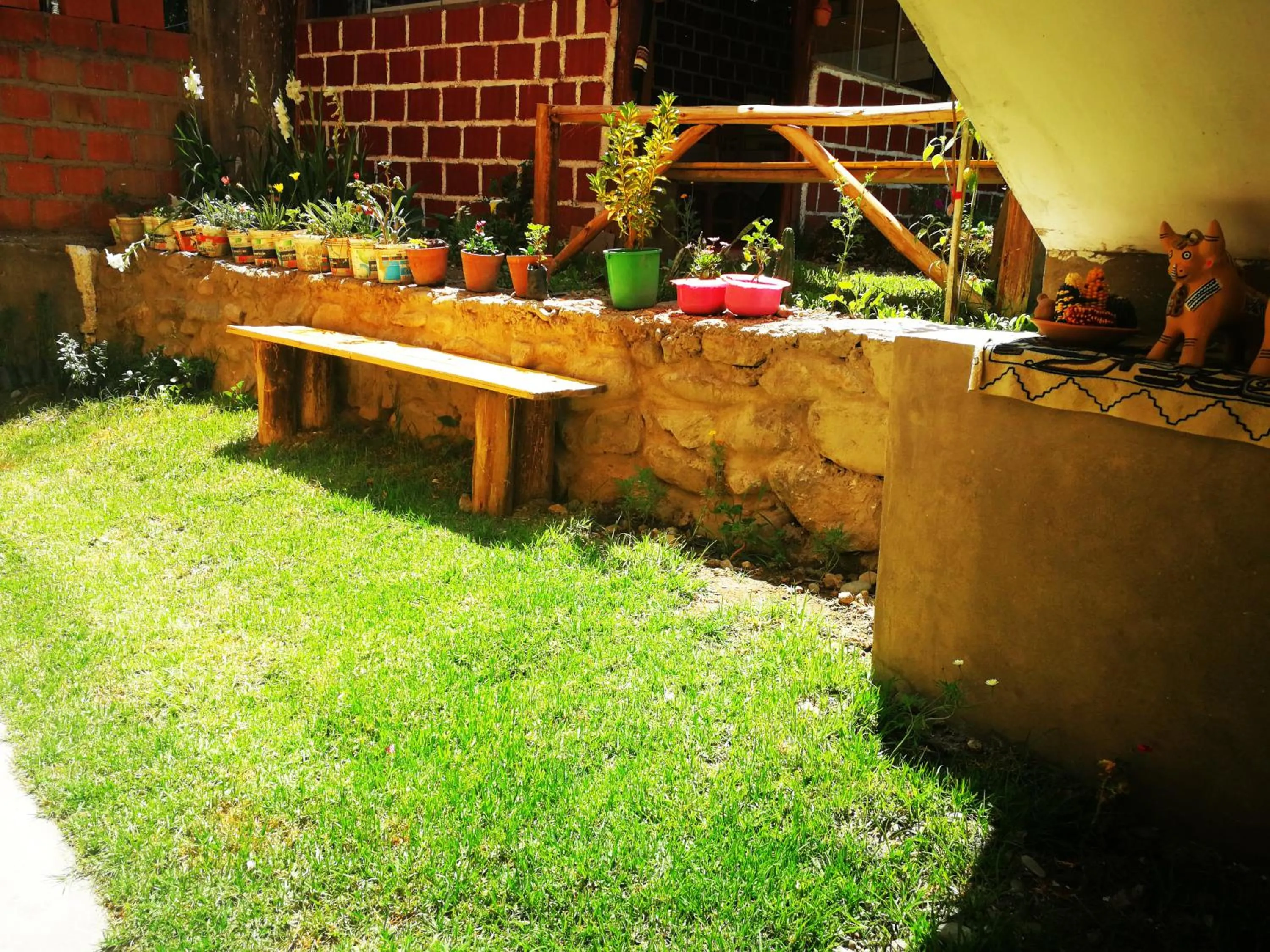 Garden in Inka Khawarina Tambo Lodge