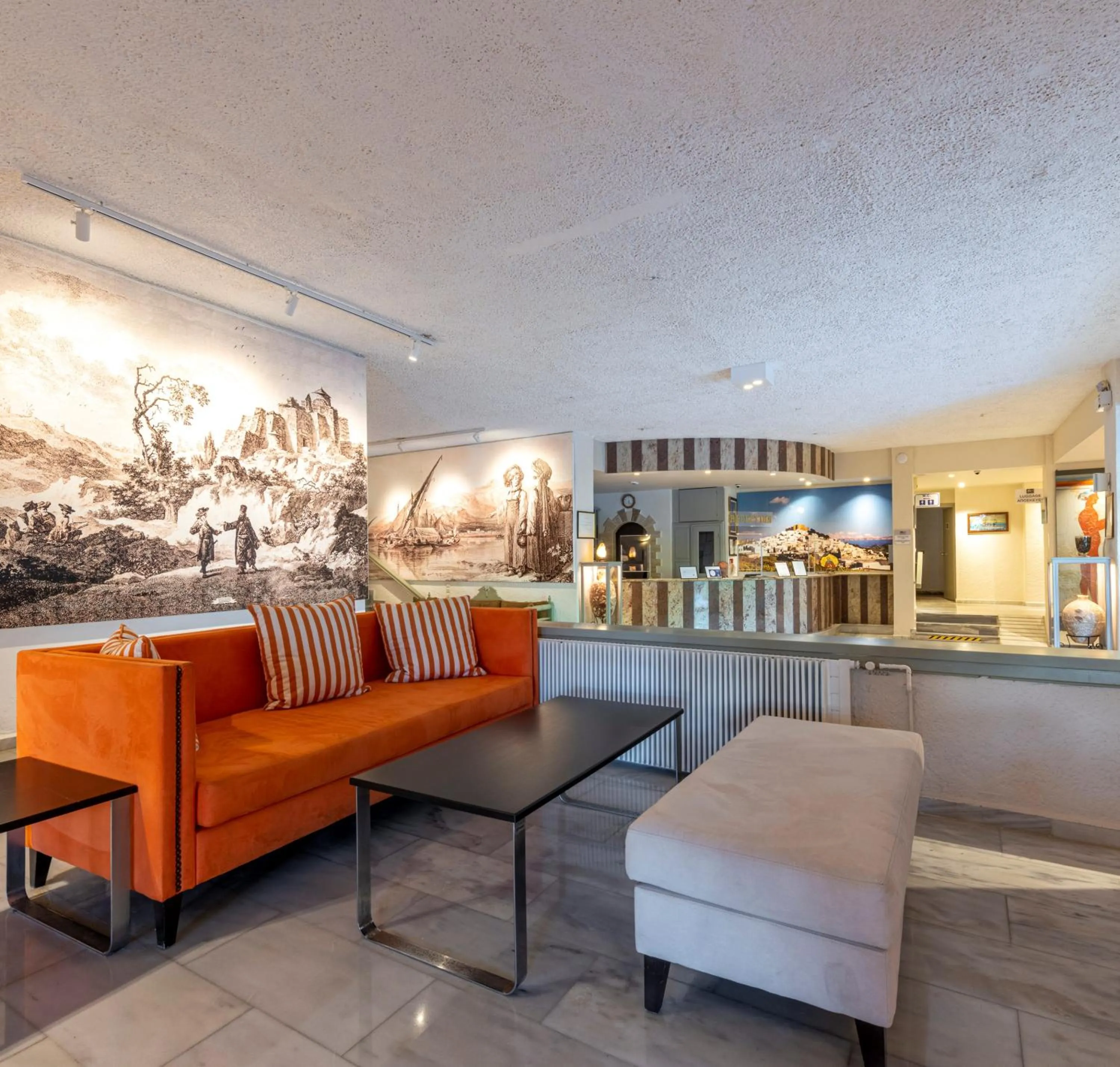 Lobby or reception in Skala Hotel