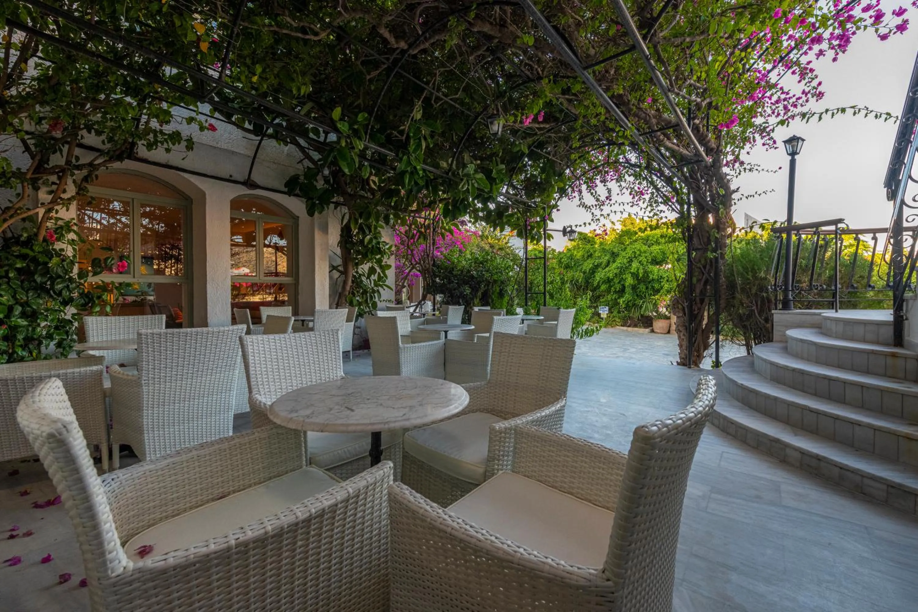 Patio in Skala Hotel