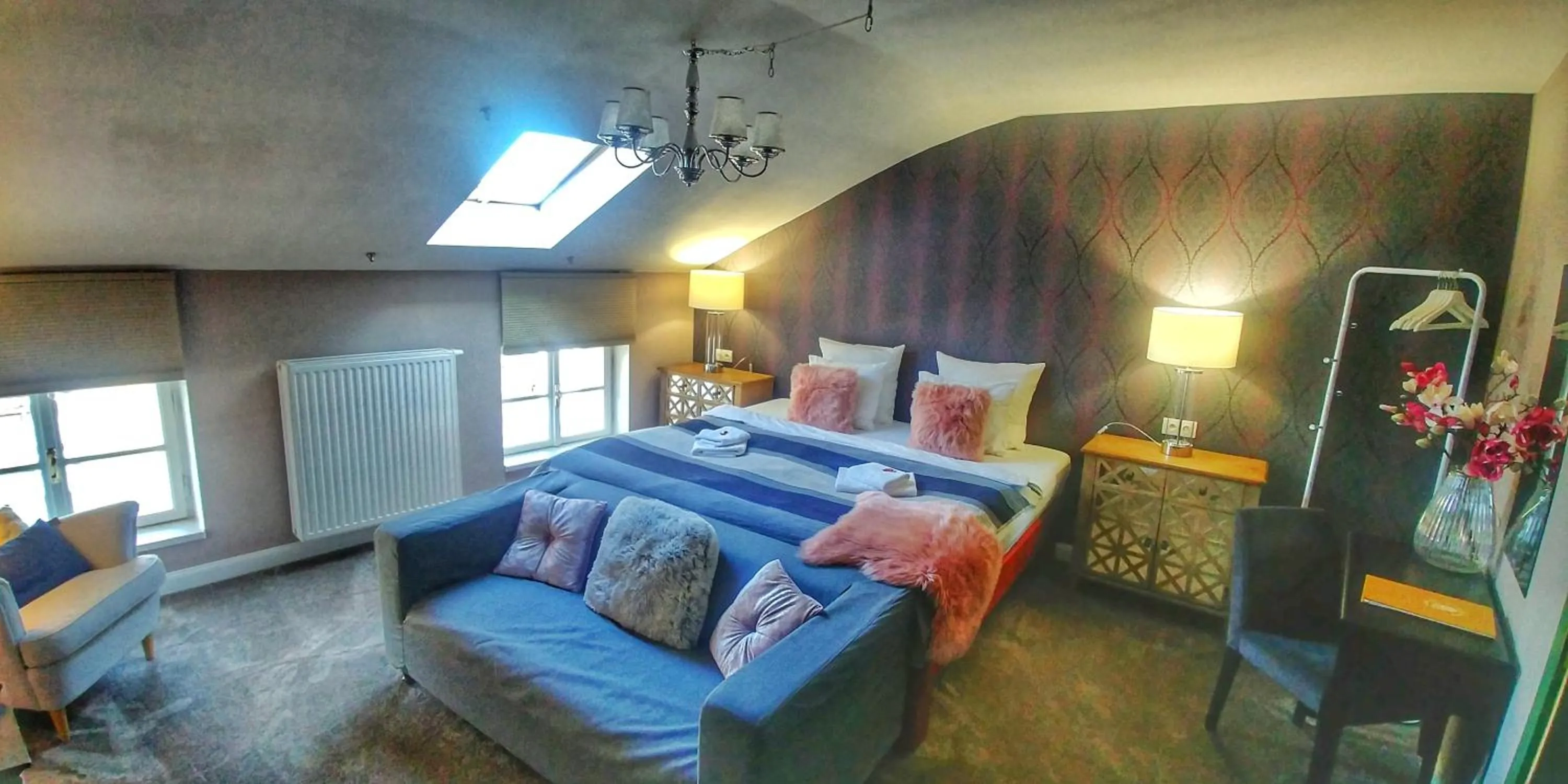 Bed in Hotel Telč