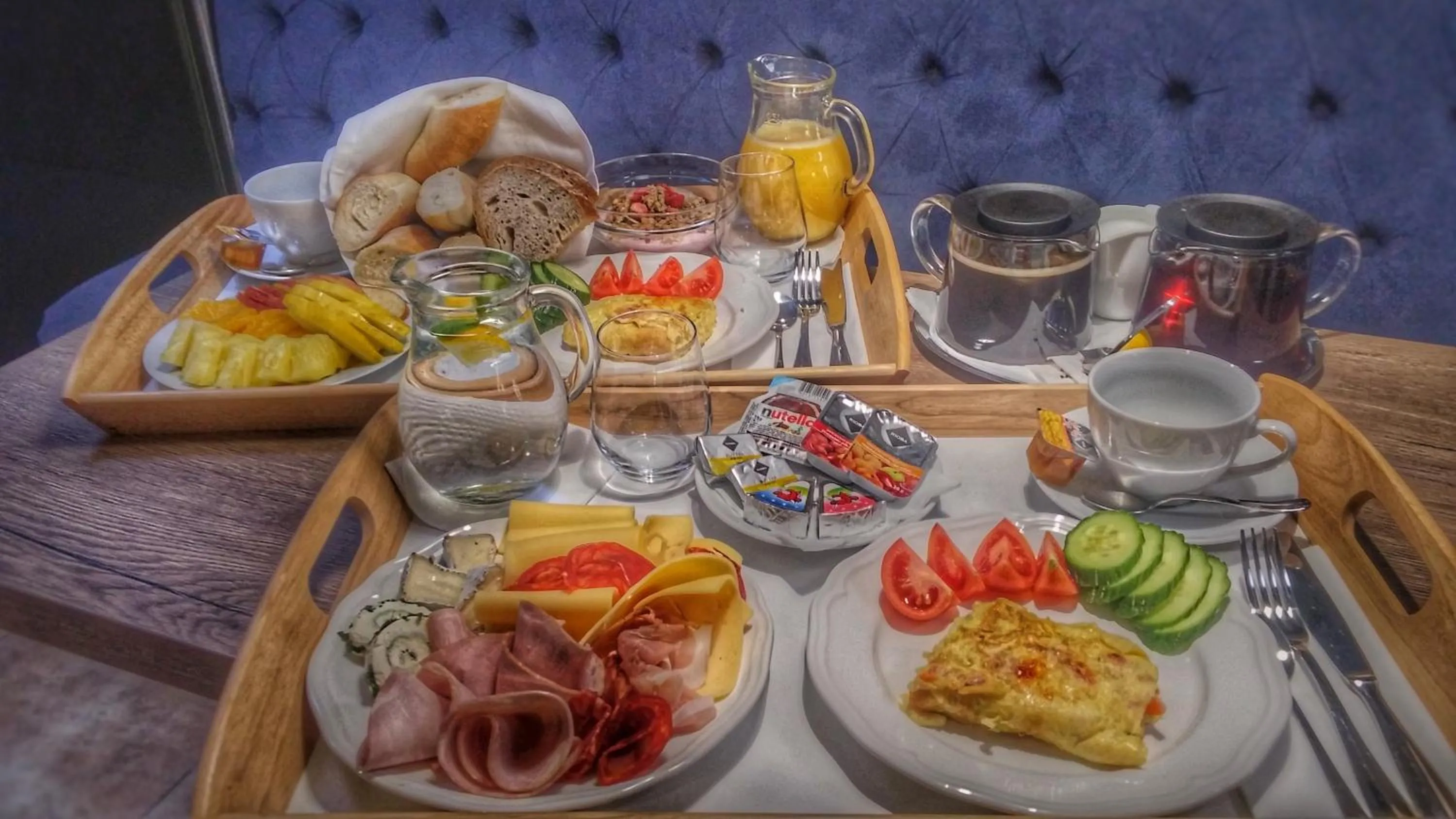 Breakfast in Hotel Telč