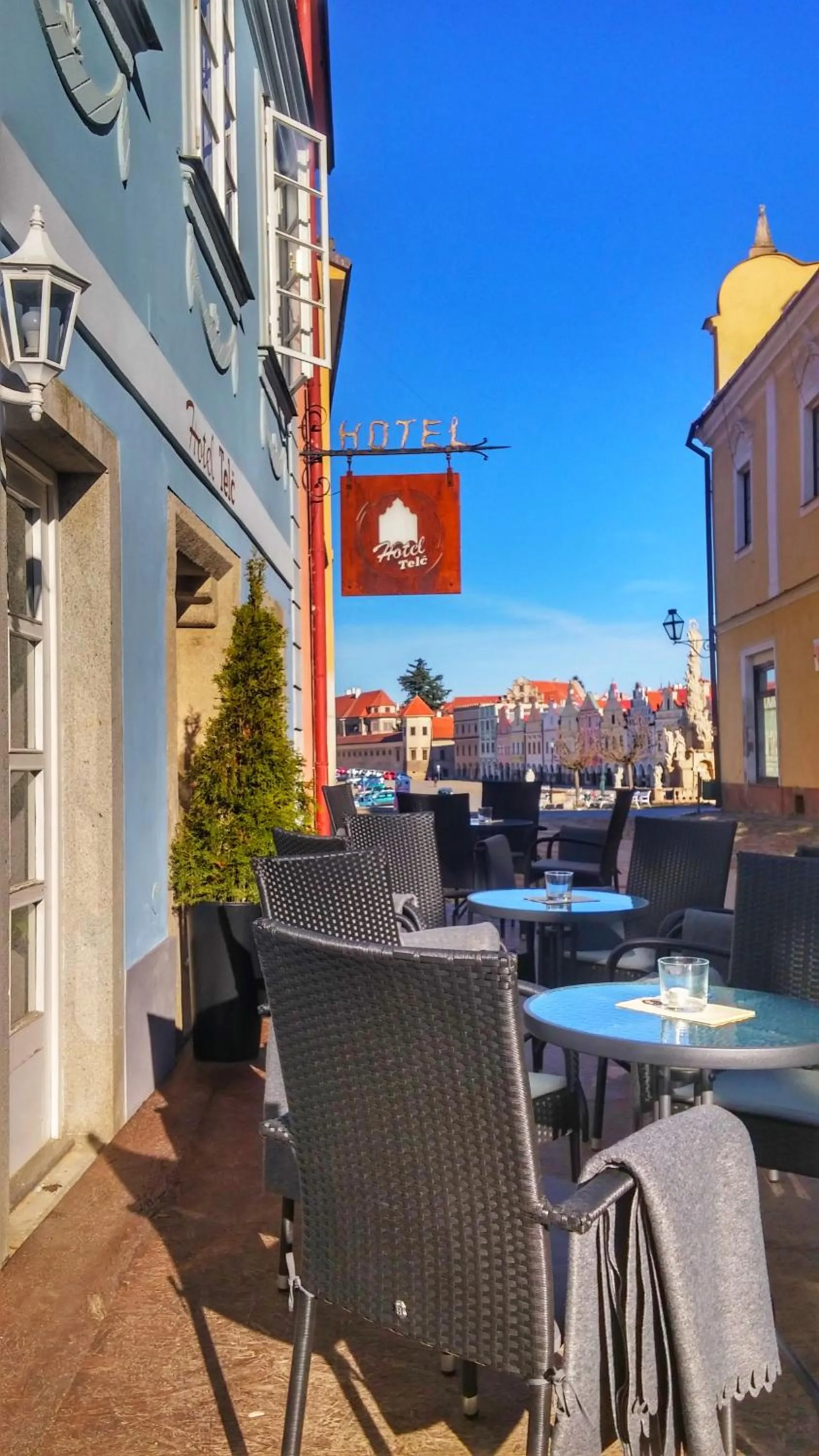 Facade/entrance in Hotel Telč