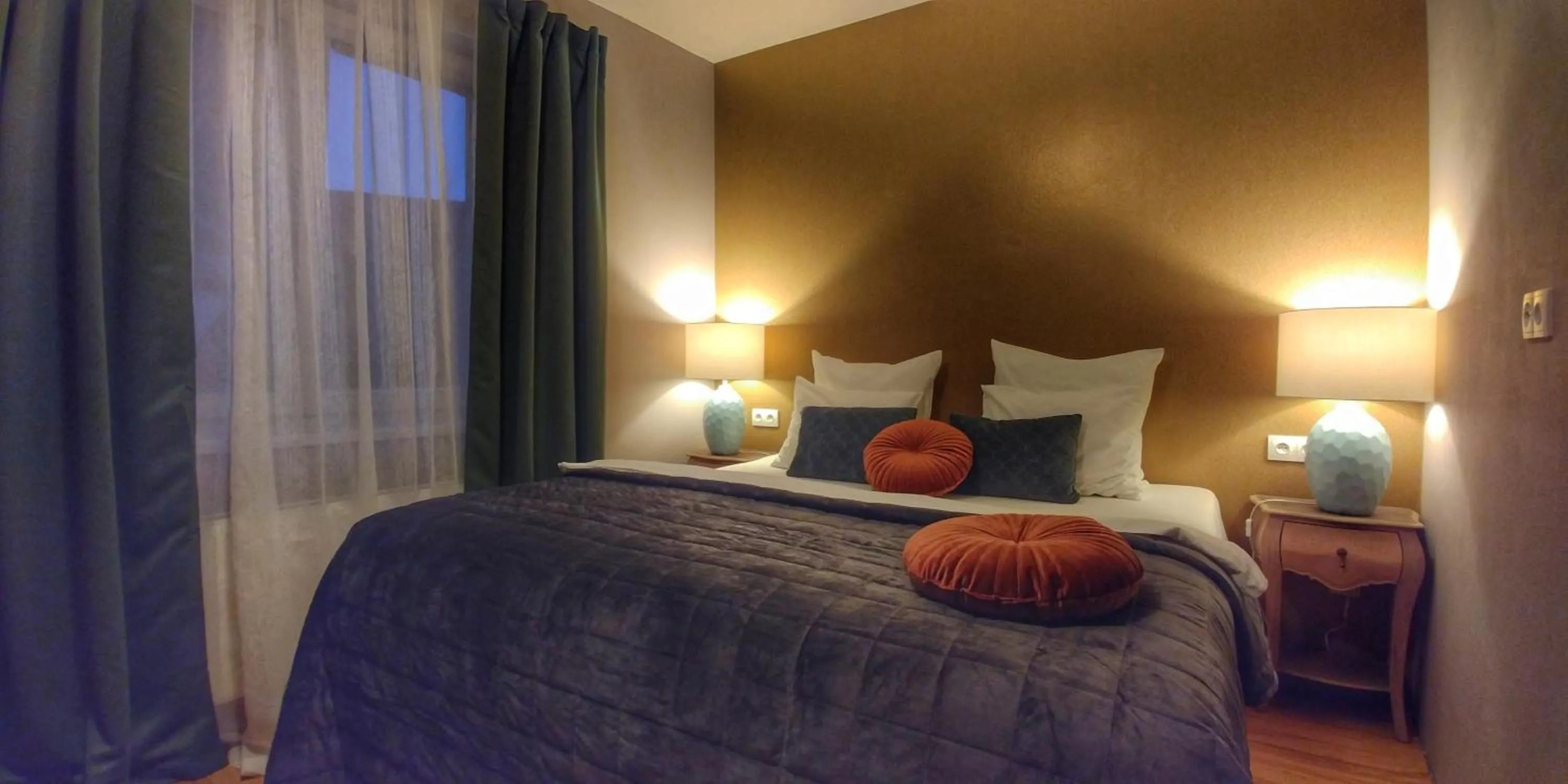 Bed in Hotel Telč