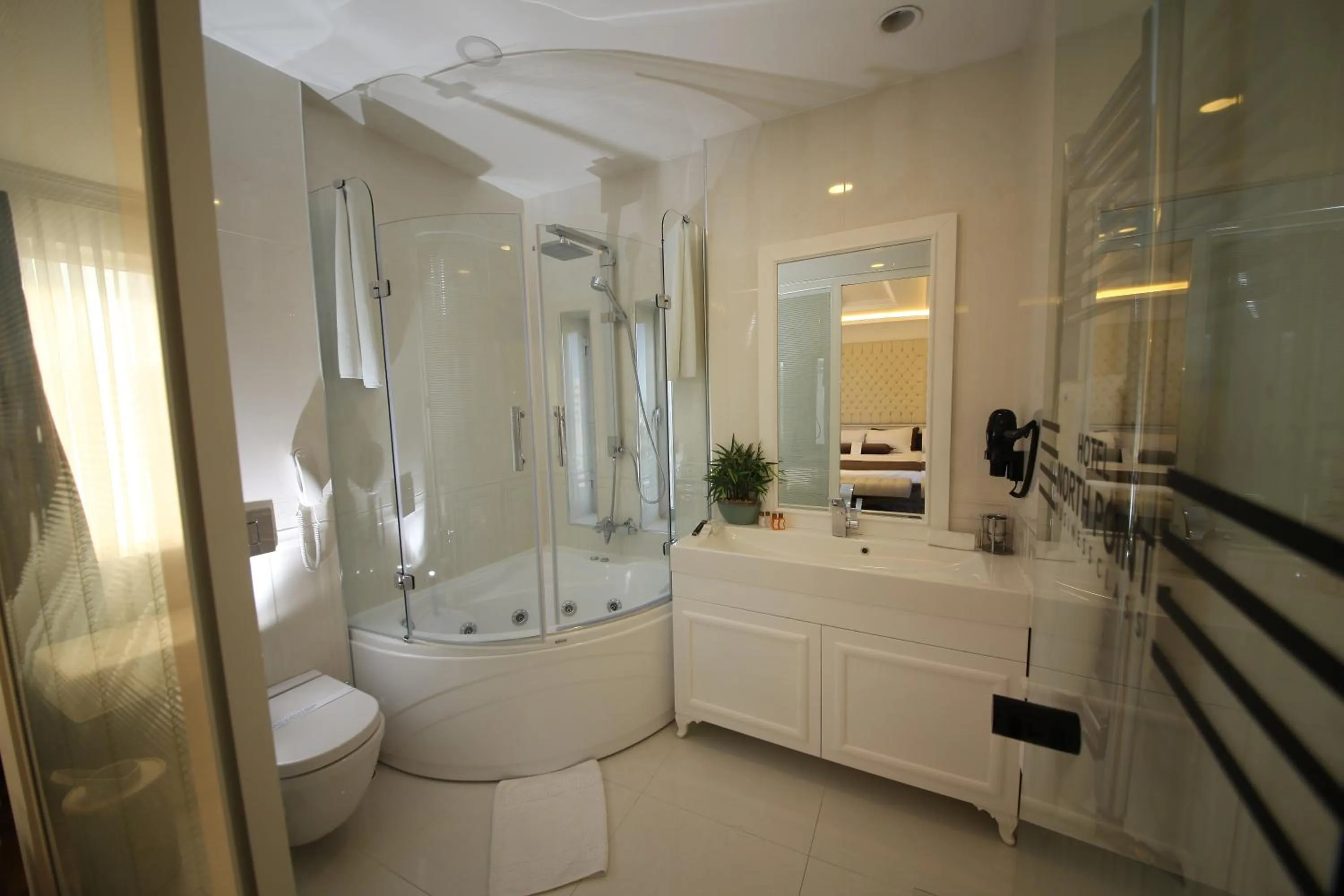 Bathroom in North Point Hotel