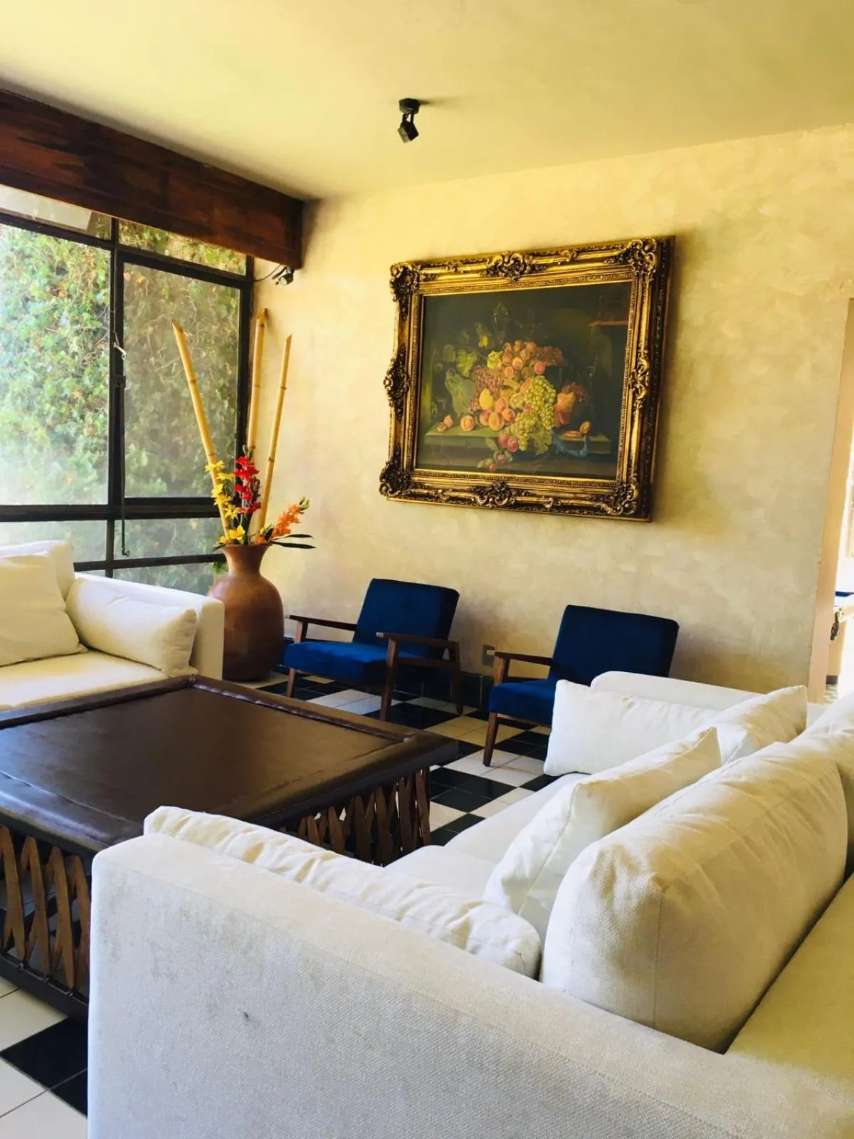Living room in Posada Los Colorines