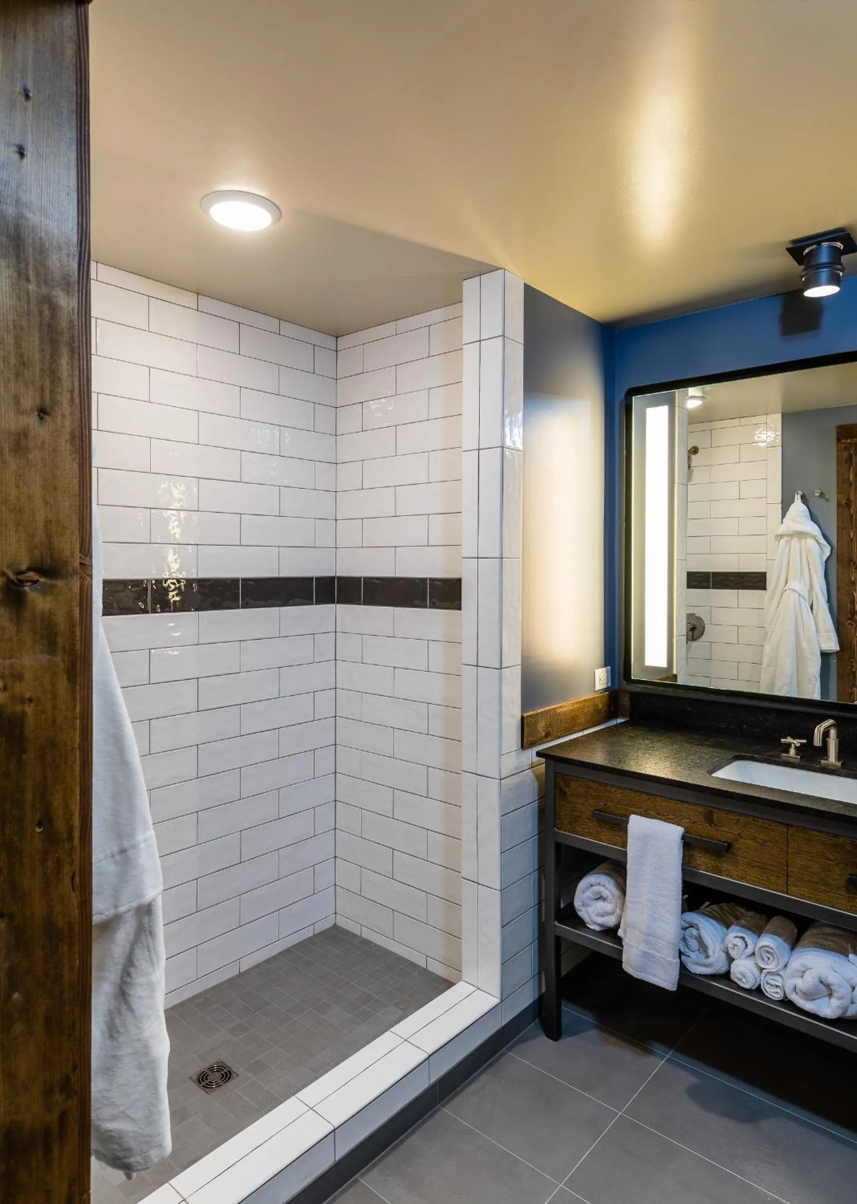 Shower in Sage Lodge