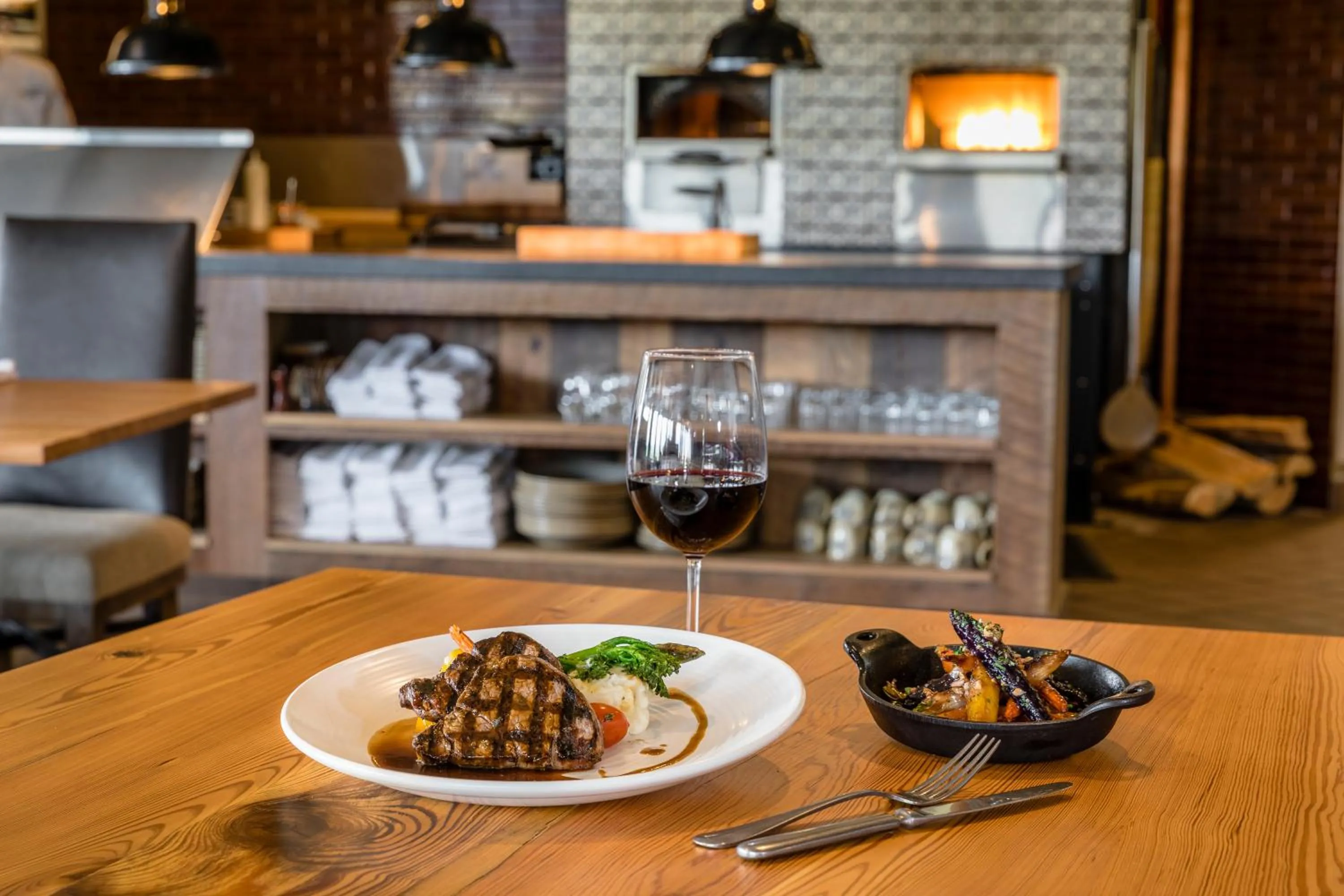 Food close-up in Sage Lodge