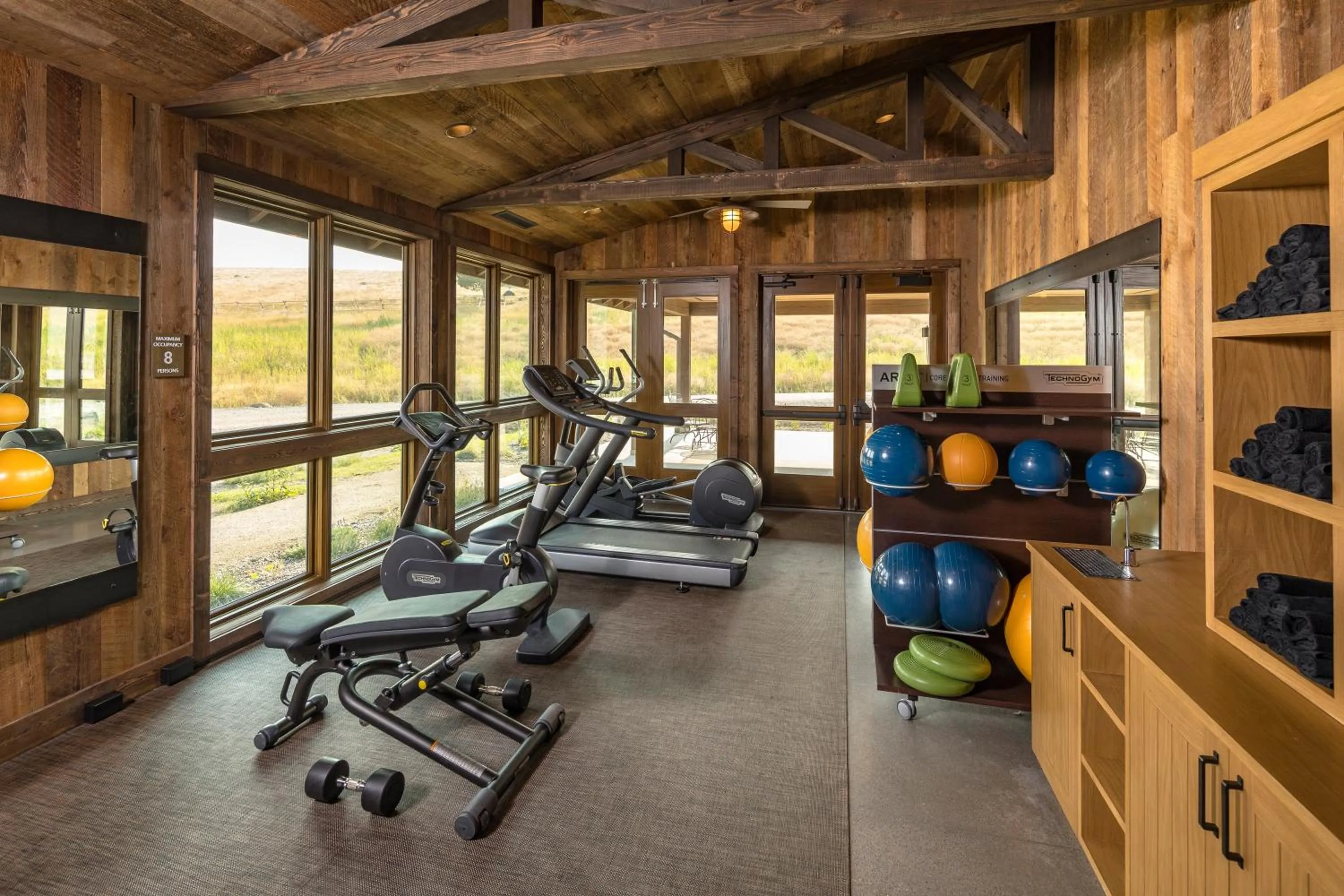 Fitness centre/facilities in Sage Lodge