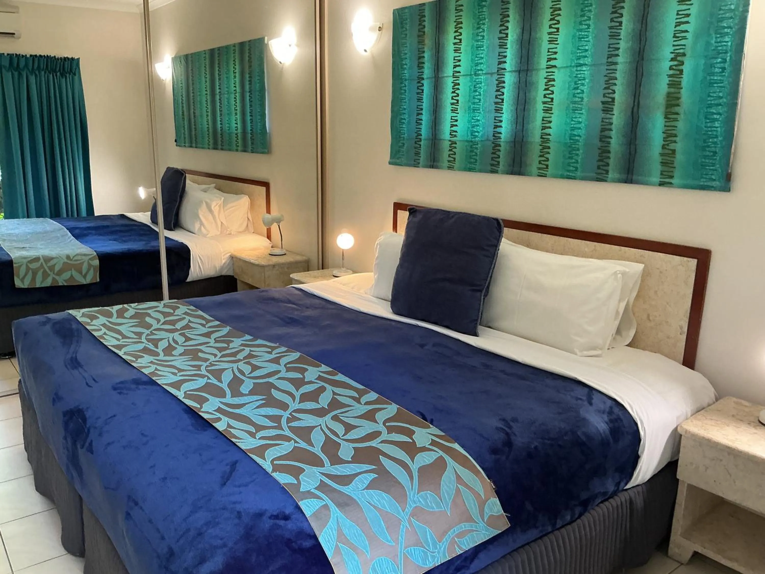 Bed in Mission Reef Resort