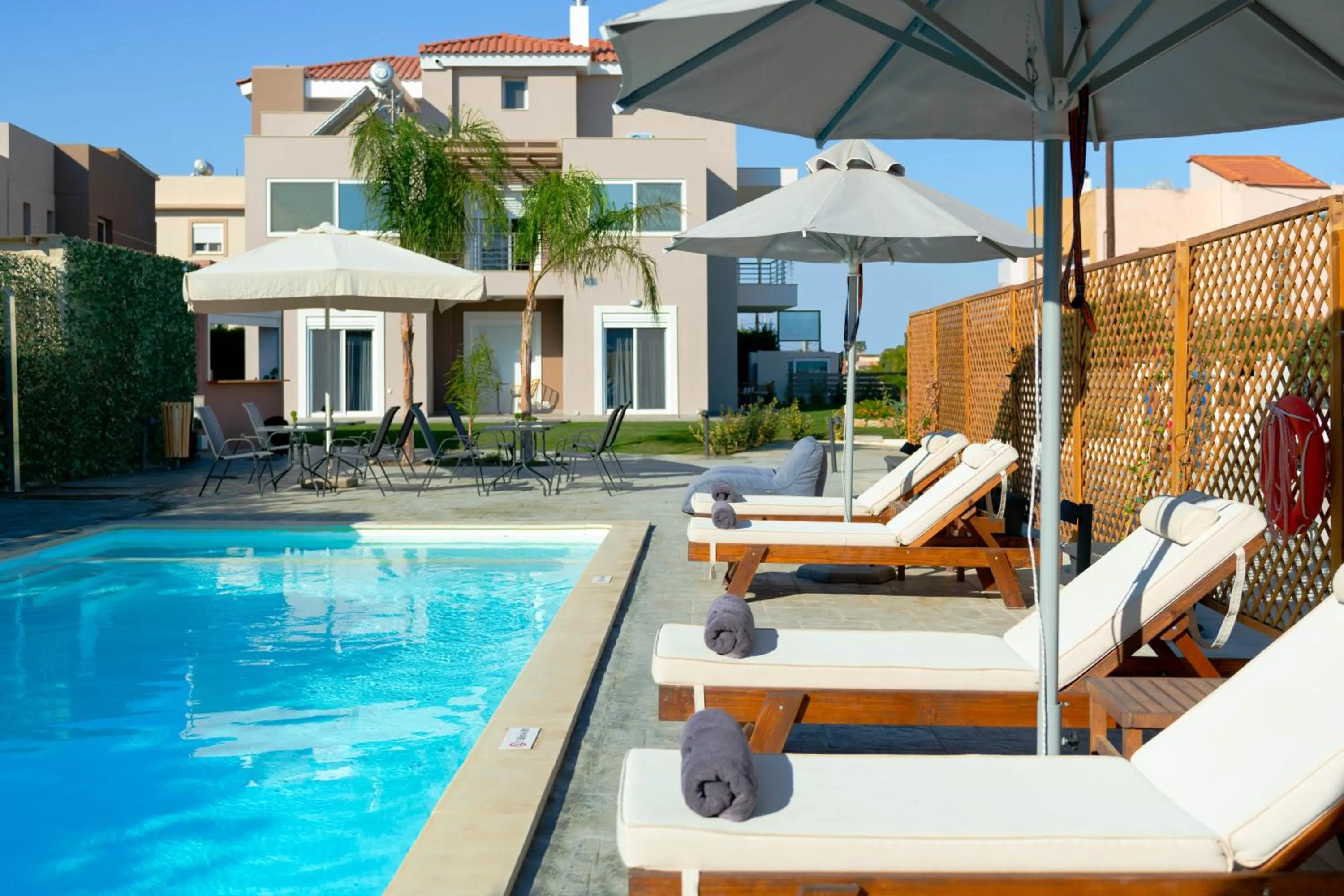 Swimming pool in L & C Boutique Apartments