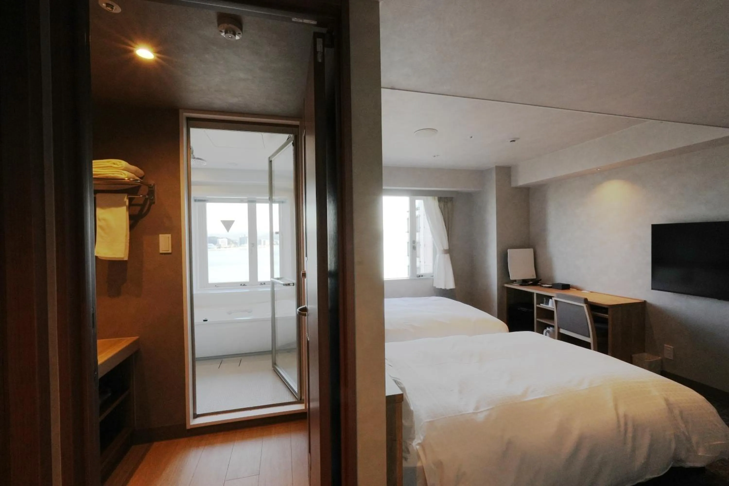 Photo of the whole room, Bed in Matsue New Urban Hotel