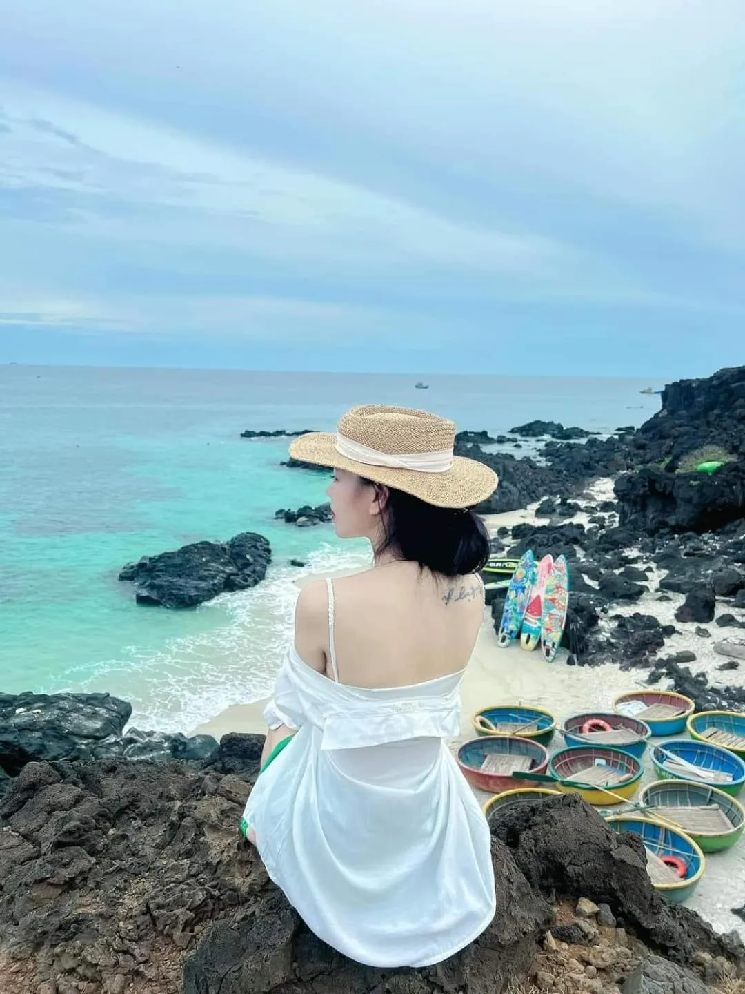 Swimming pool in Khách Sạn Thiên Trí Lý Sơn