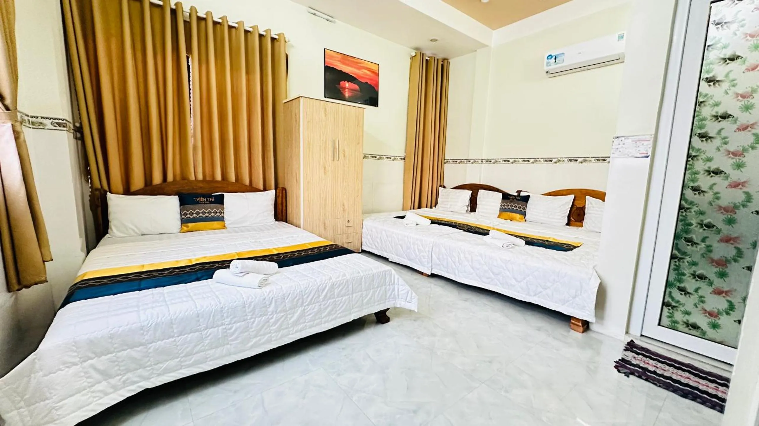 Property building, Bed in Khách Sạn Thiên Trí Lý Sơn