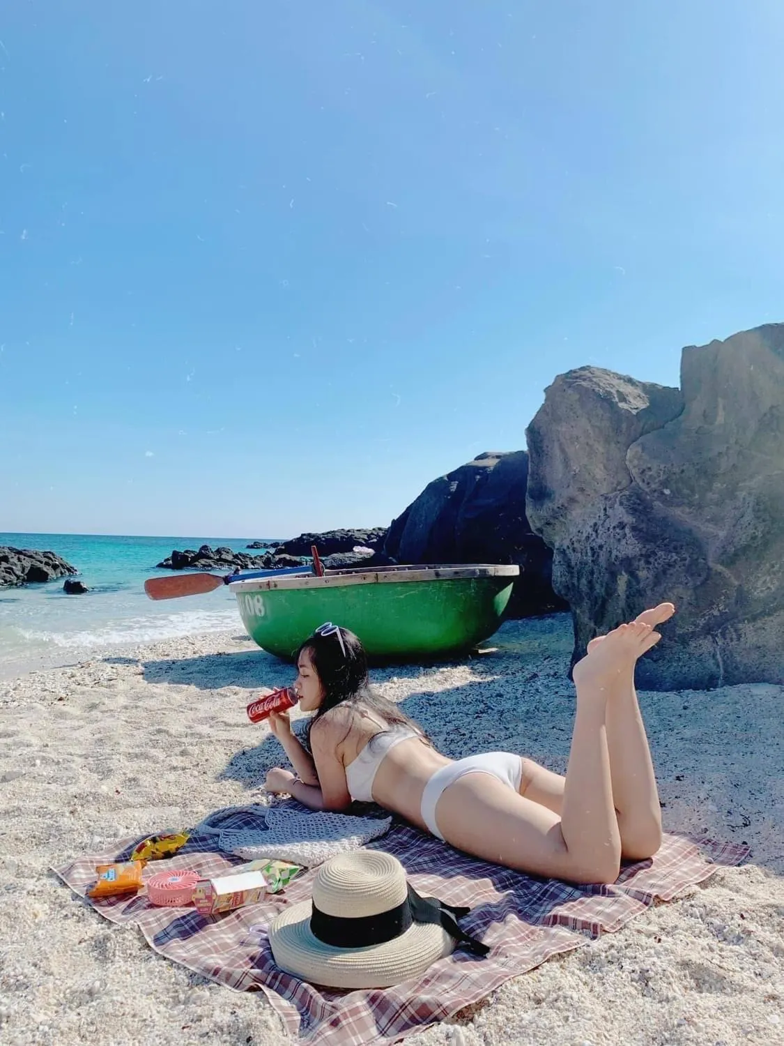 Swimming pool in Khách Sạn Thiên Trí Lý Sơn